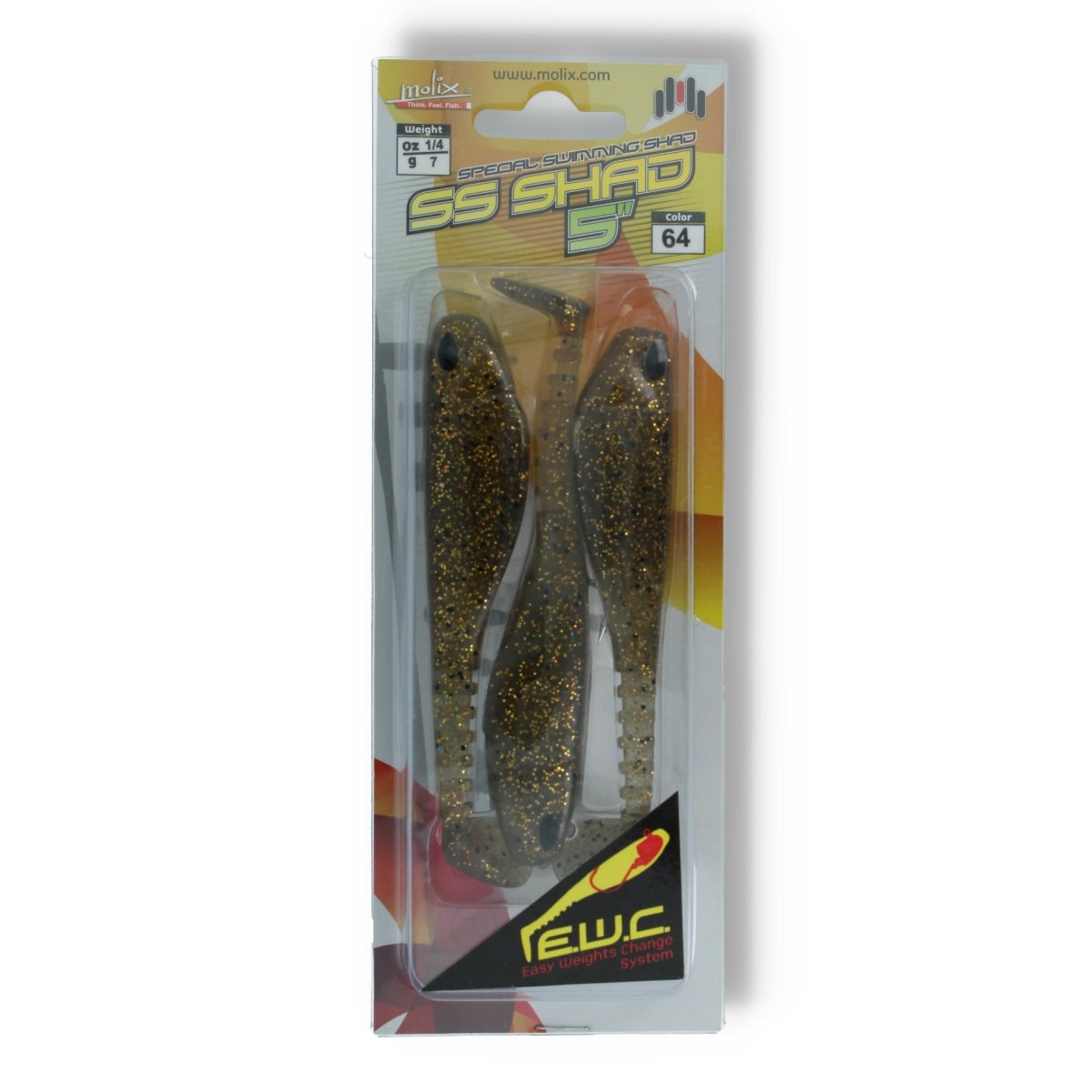 Molix Special Swimming SS Shad 5" 64 Marron Glace - Kunstköder