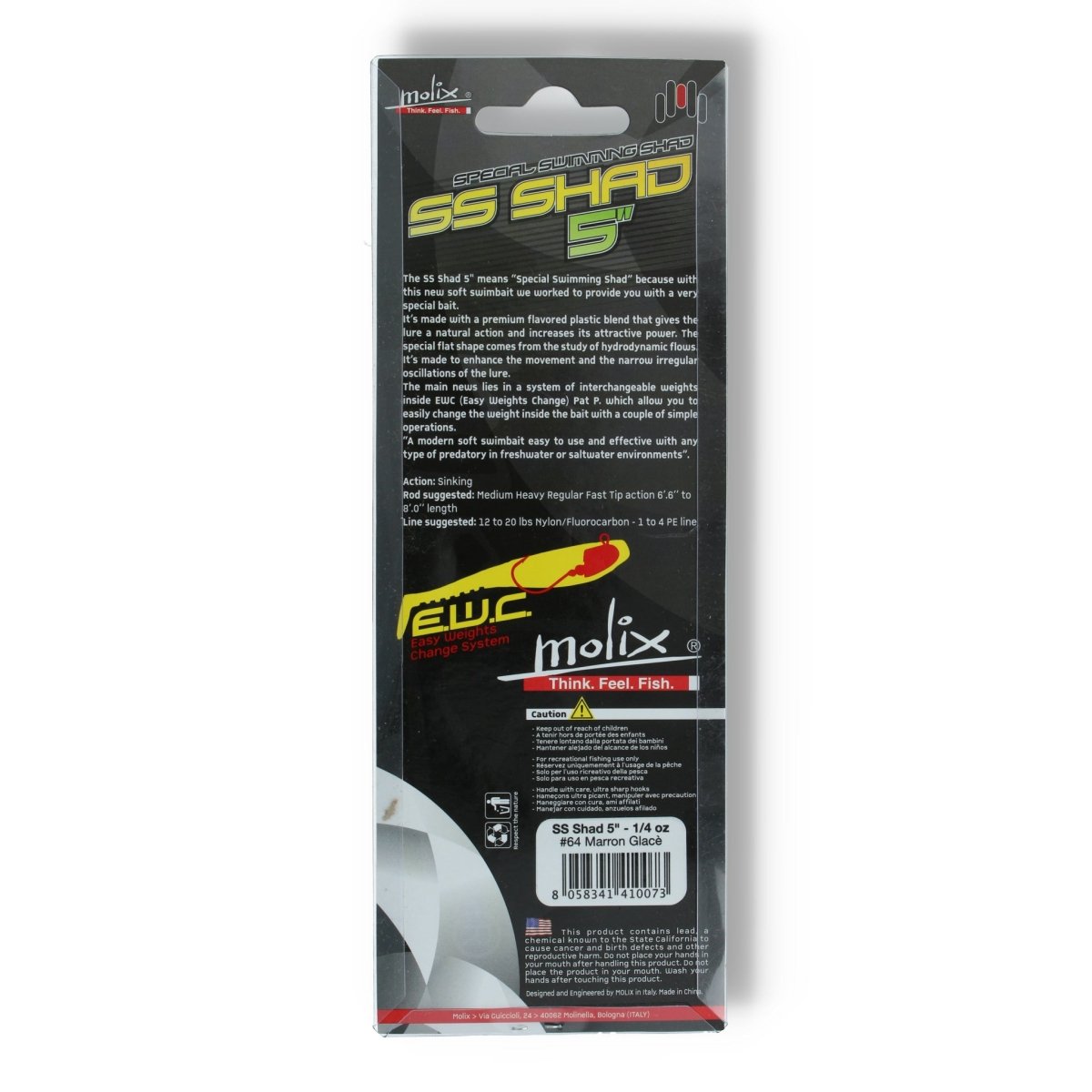 Molix Special Swimming SS Shad 5" 64 Marron Glace - Kunstköder