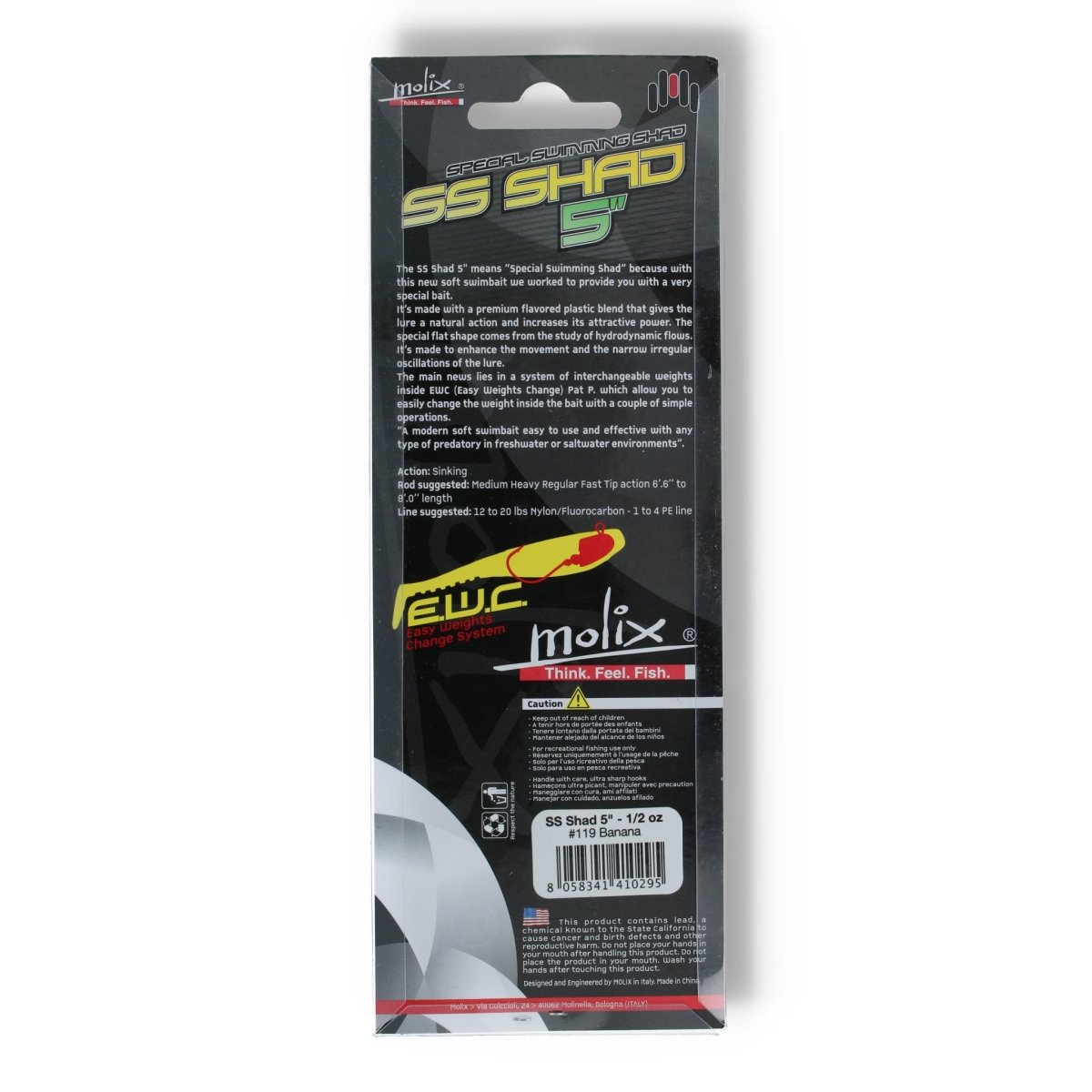 Molix Special Swimming SS Shad 5" 119 Banana - Kunstköder