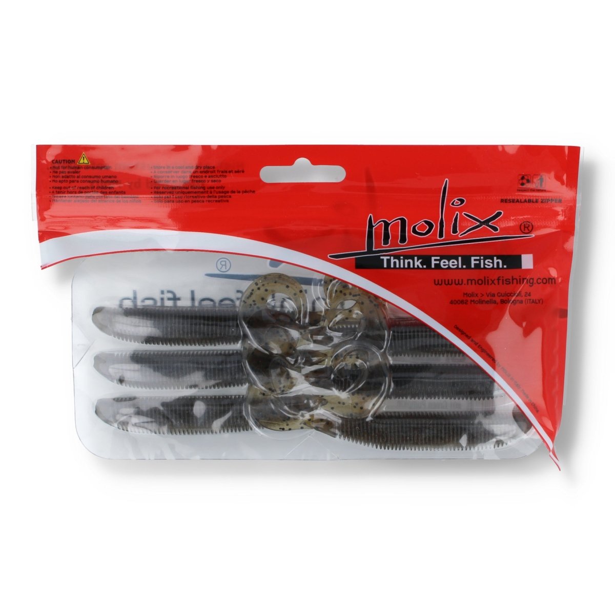 Molix RA Grub 6" 01 Green Pumkin - Kunstköder