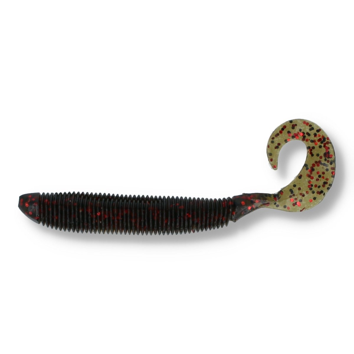 Molix RA Grub 6" 02 Watermelon Red/Black Flake - Kunstköder