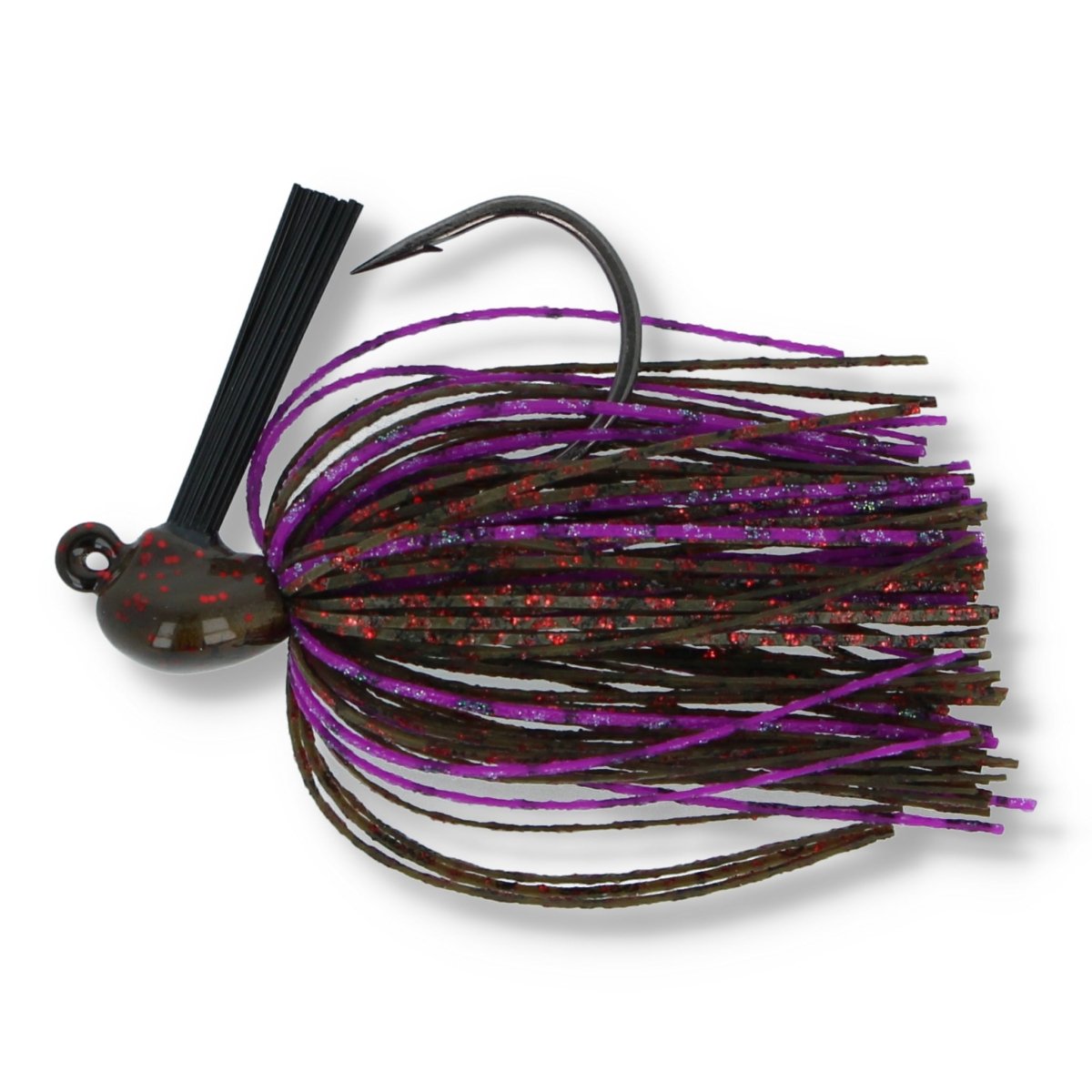 Molix Kento - Jig 7g 127 Green Pumpkin Red / Purple - Haken & Zubehör