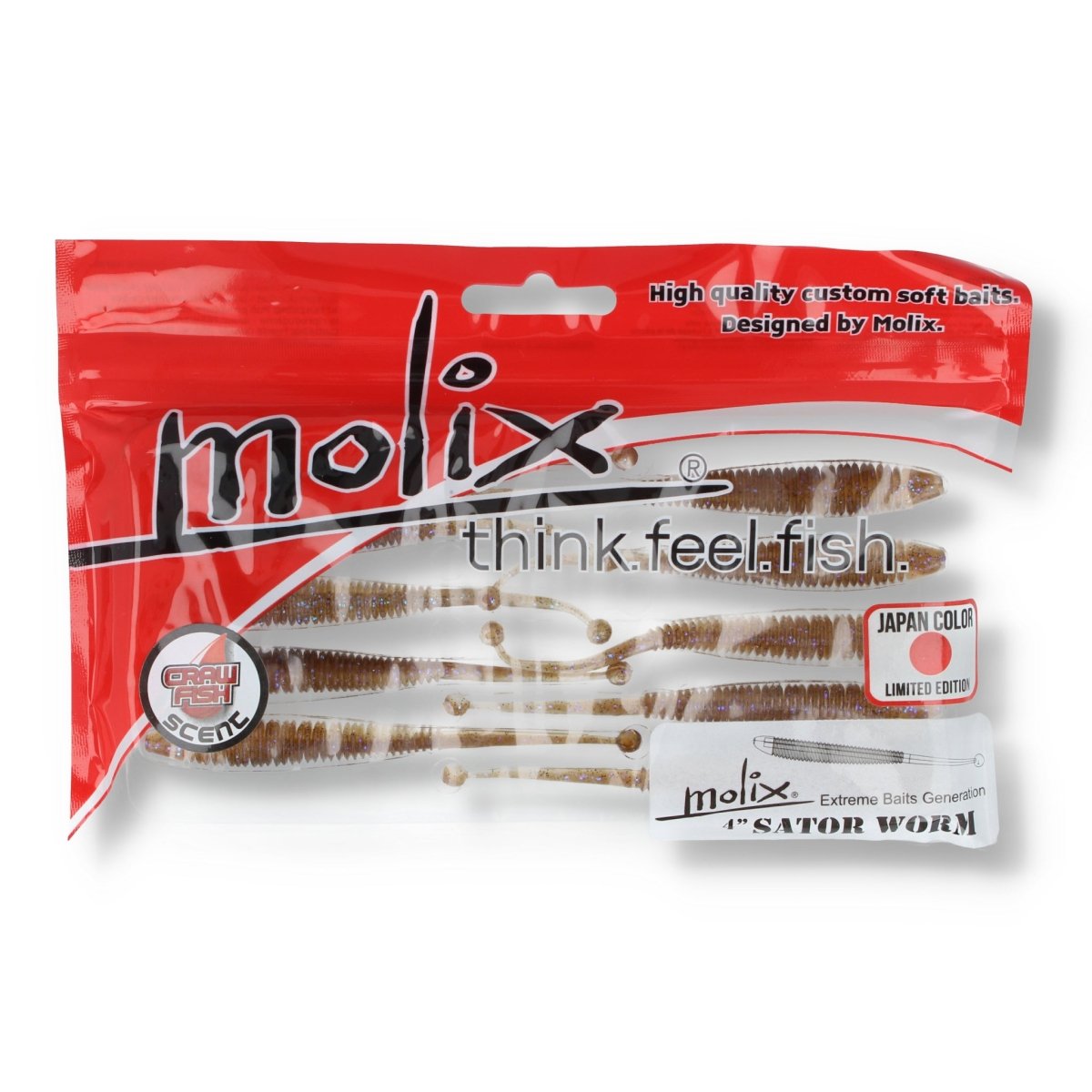 Molix Sator Worm 4" 138 Wakasagi - Kunstköder