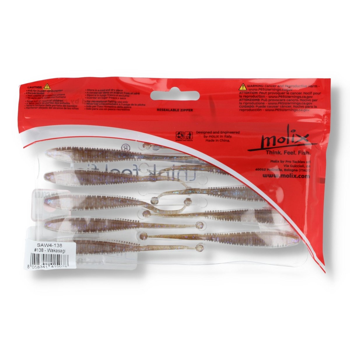 Molix Sator Worm 4" 138 Wakasagi - Kunstköder