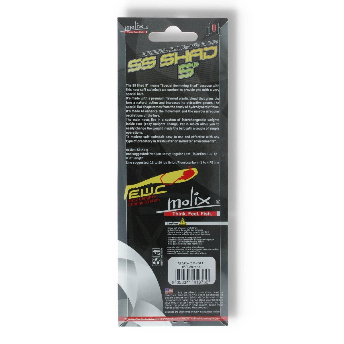 Molix Special Swimming SS Shad 5" 50 Vairone - Kunstköder