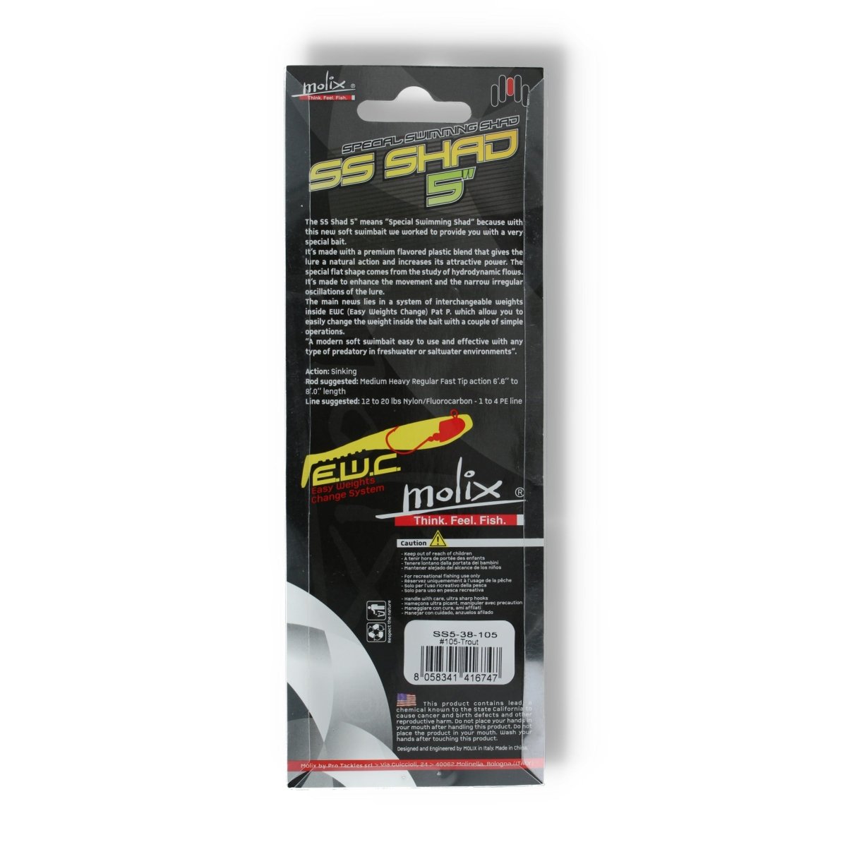 Molix Special Swimming SS Shad 5" 105 Trout - Kunstköder