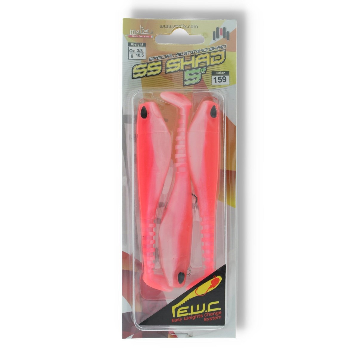 Molix Special Swimming SS Shad 5" 159 Pearl white pink - Kunstköder