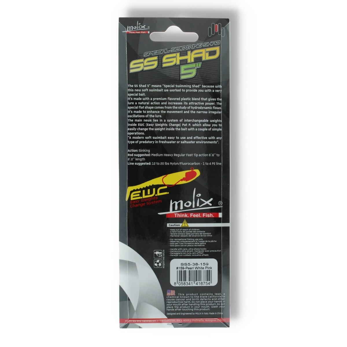 Molix Special Swimming SS Shad 5" 159 Pearl white pink - Kunstköder