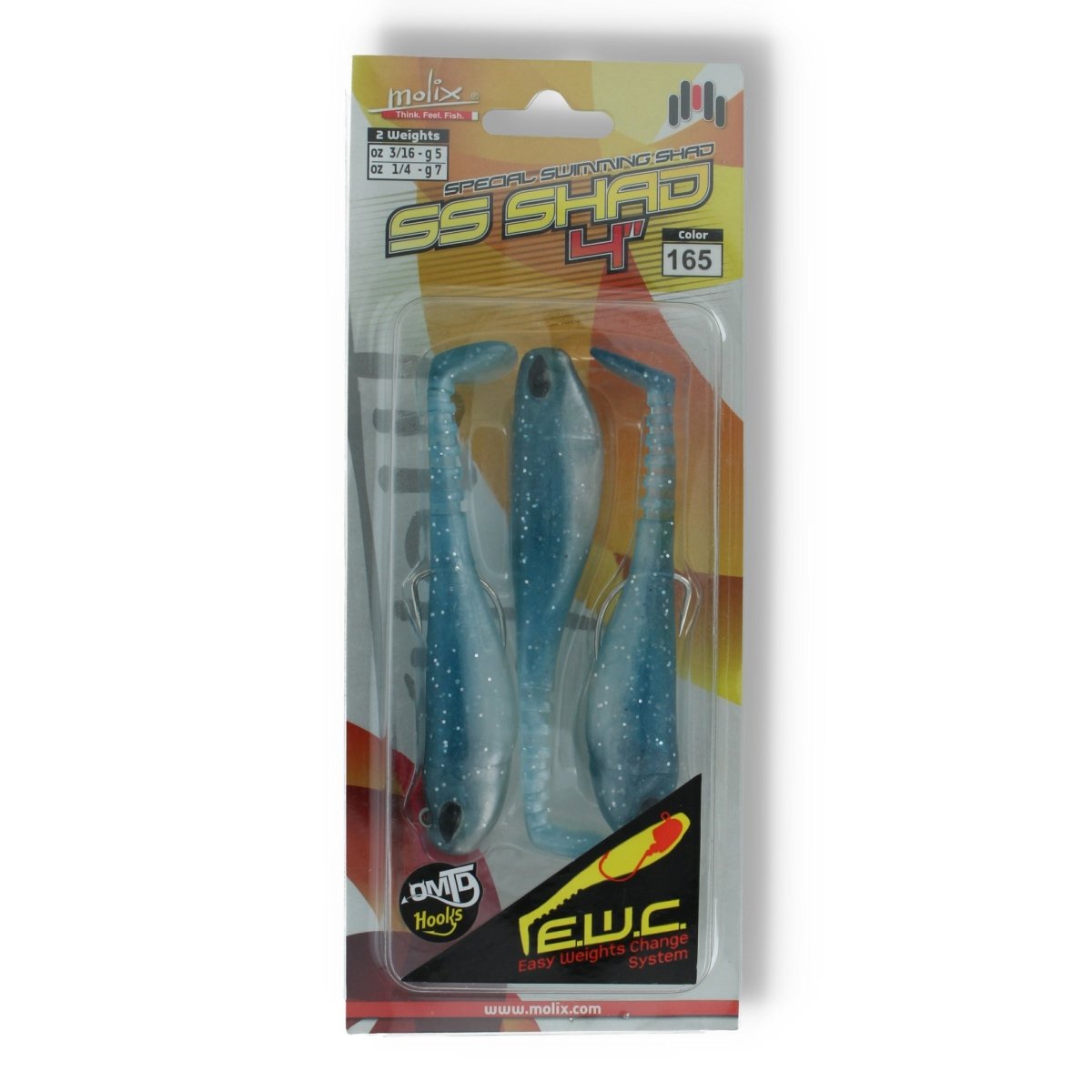 Molix Special Swimming SS Shad 4" 165 Blue Back Silver Flake - Kunstköder