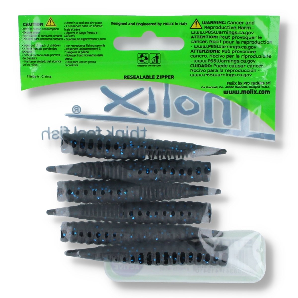 Molix Stick Flex 2,75'' 177 Black Blue - Kunstköder