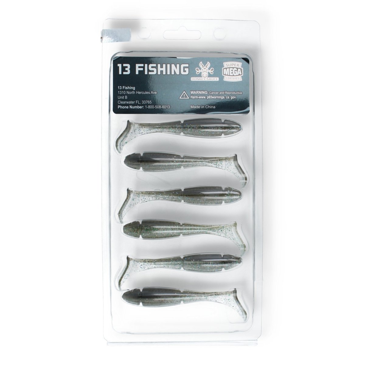 13 Fishing The Churro 3,5" 4 Glitter Bomb - Kunstköder