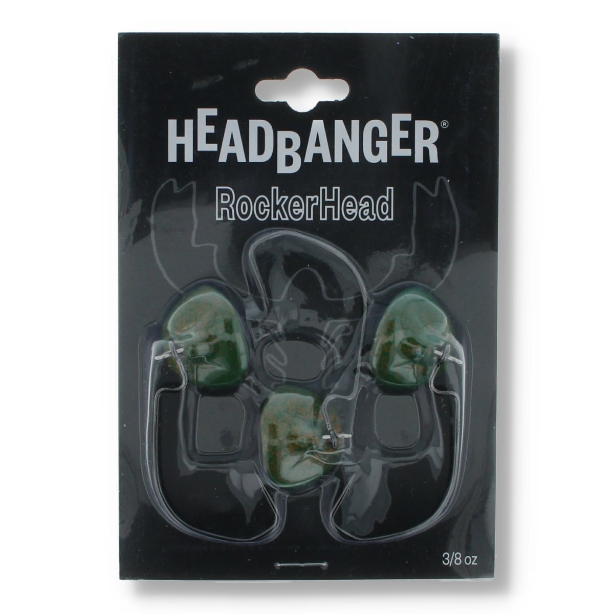 Headbanger RockerHead 4/0 - 10,5gr Green Pumpkin - Haken & Zubehör