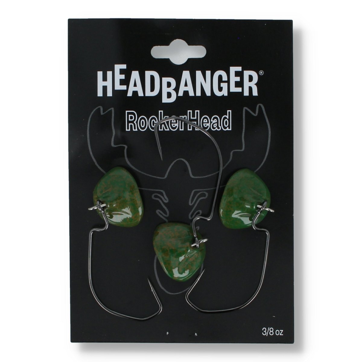 Headbanger RockerHead 4/0 - 10,5gr Green Pumpkin - Haken & Zubehör