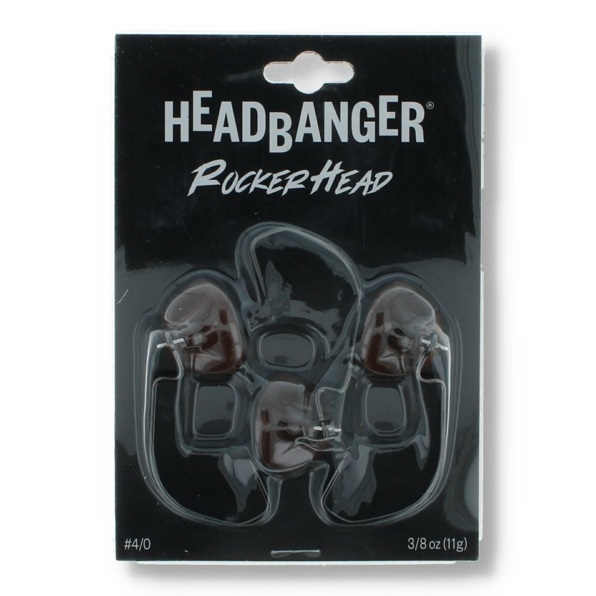Headbanger RockerHead 4/0 - 10,5gr Muddy Brown - Haken & Zubehör