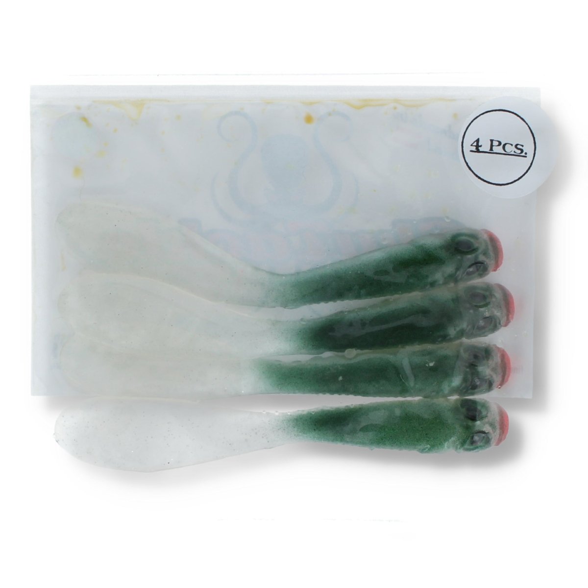 Skytackle Beavertail 4,3" Green Pumpkin Silk - Kunstköder