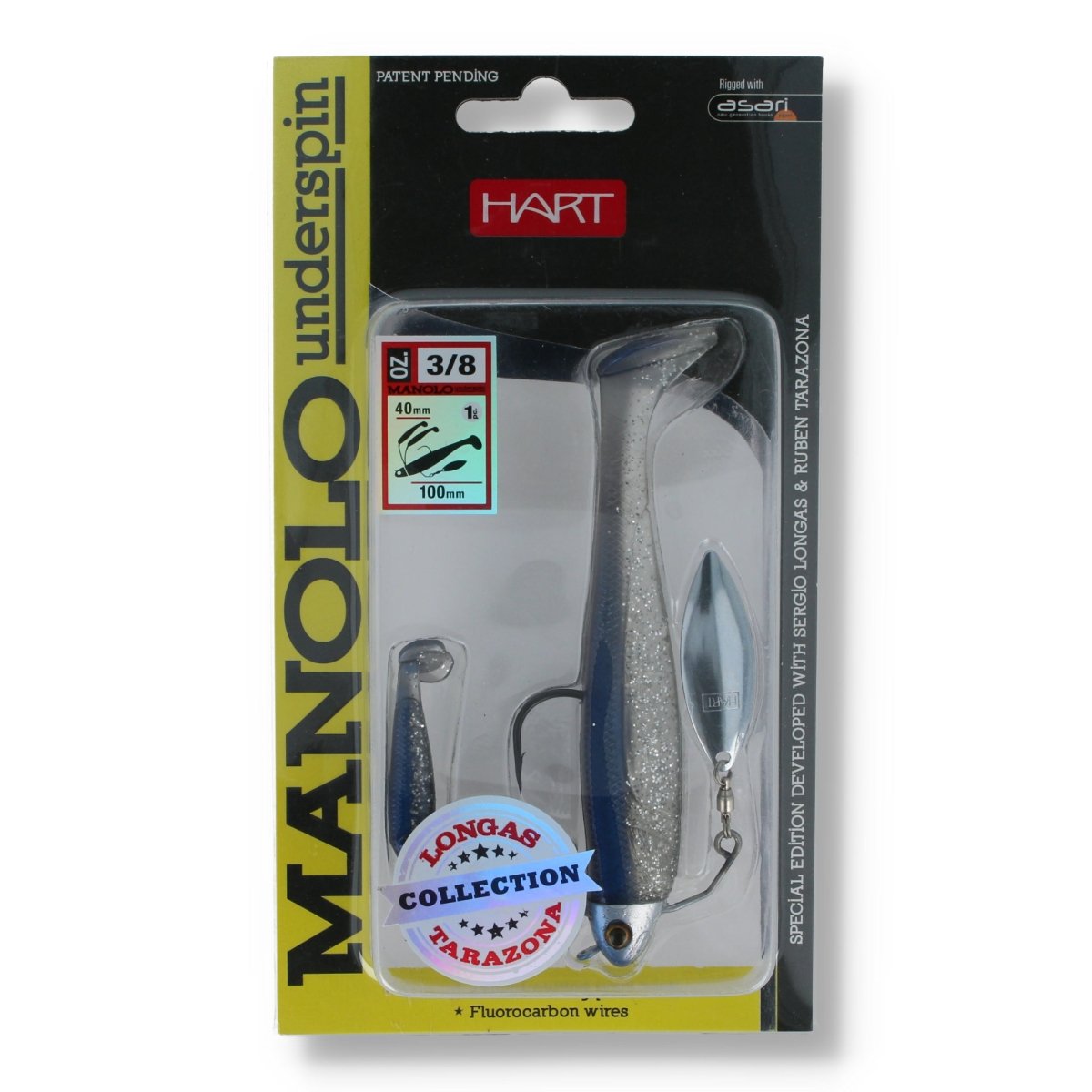 Hart Manolo Underspin 4" BP - Kunstköder