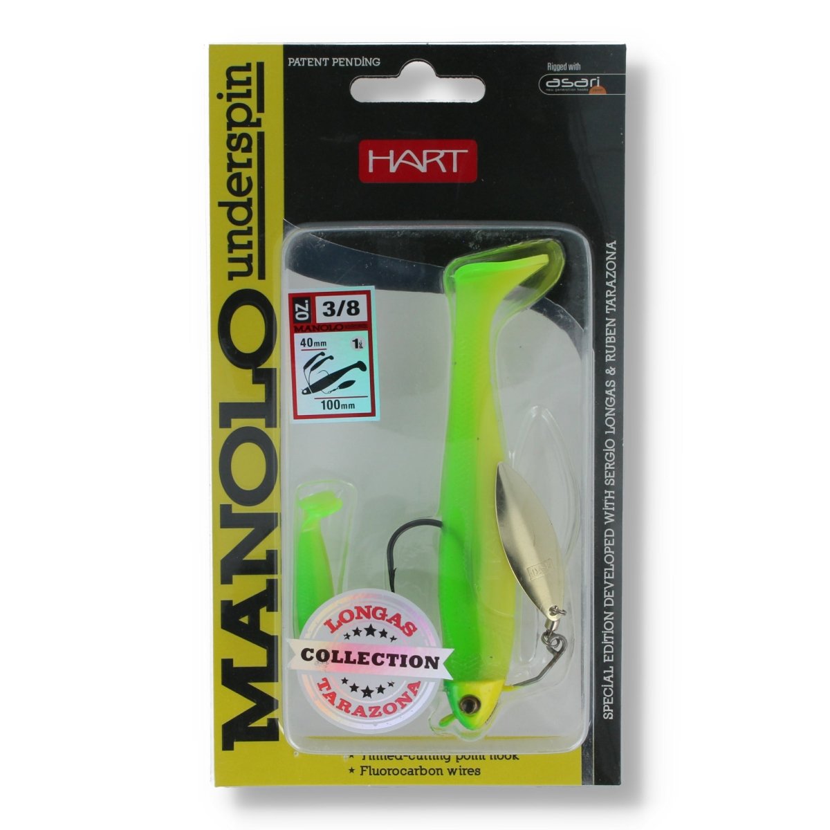 Hart Manolo Underspin 4" FT - Kunstköder