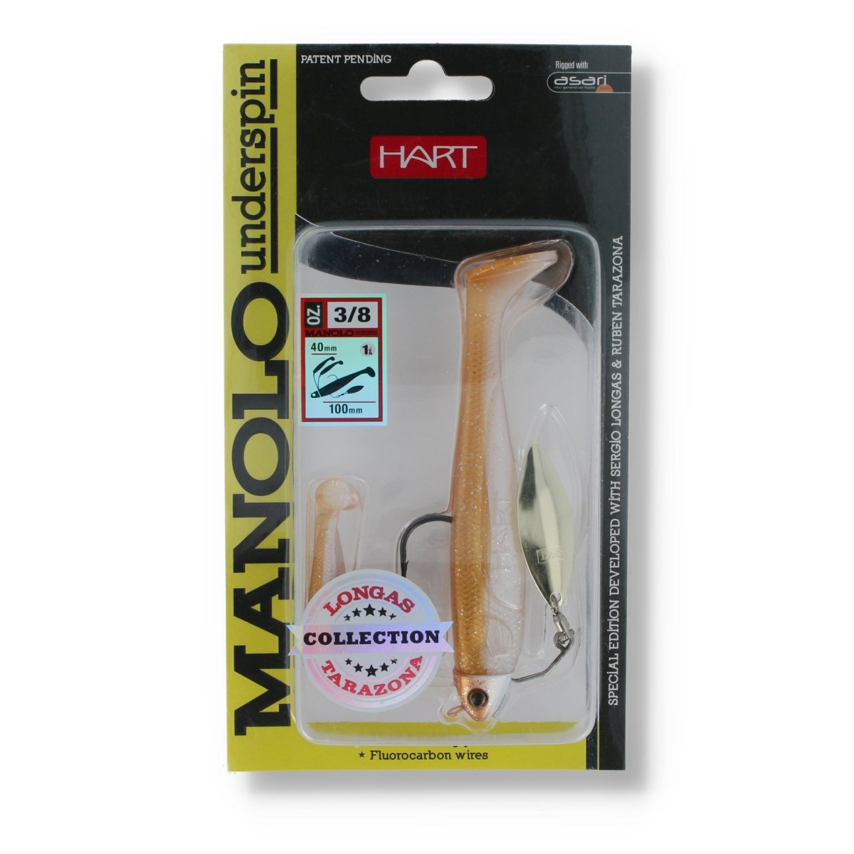 Hart Manolo Underspin 4" HT - Kunstköder