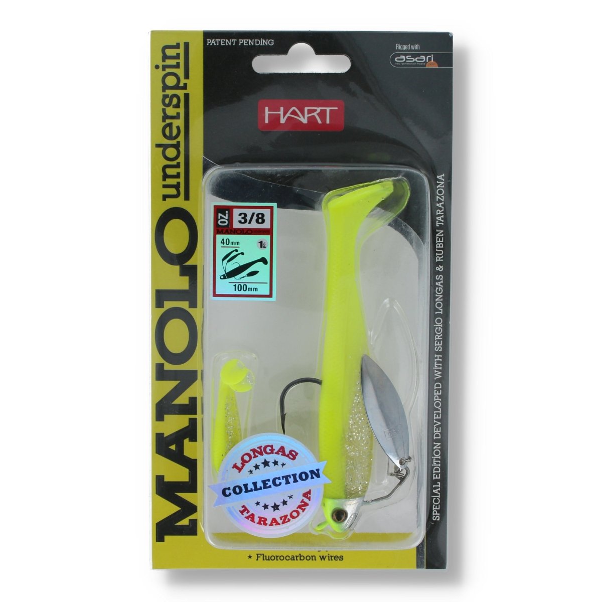 Hart Manolo Underspin 4" RS - Kunstköder