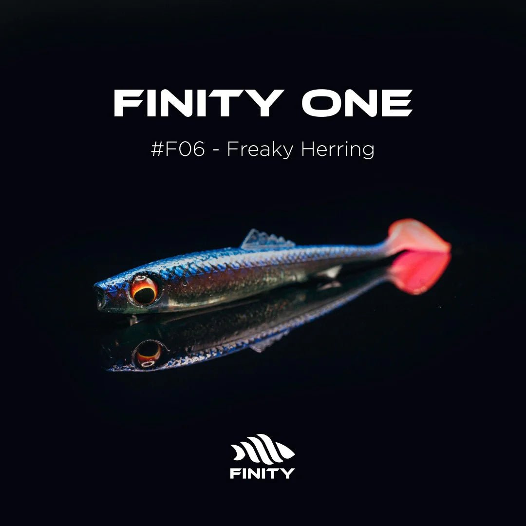 Finity One 4" (10cm) 10 Dark Perch - Kunstköder