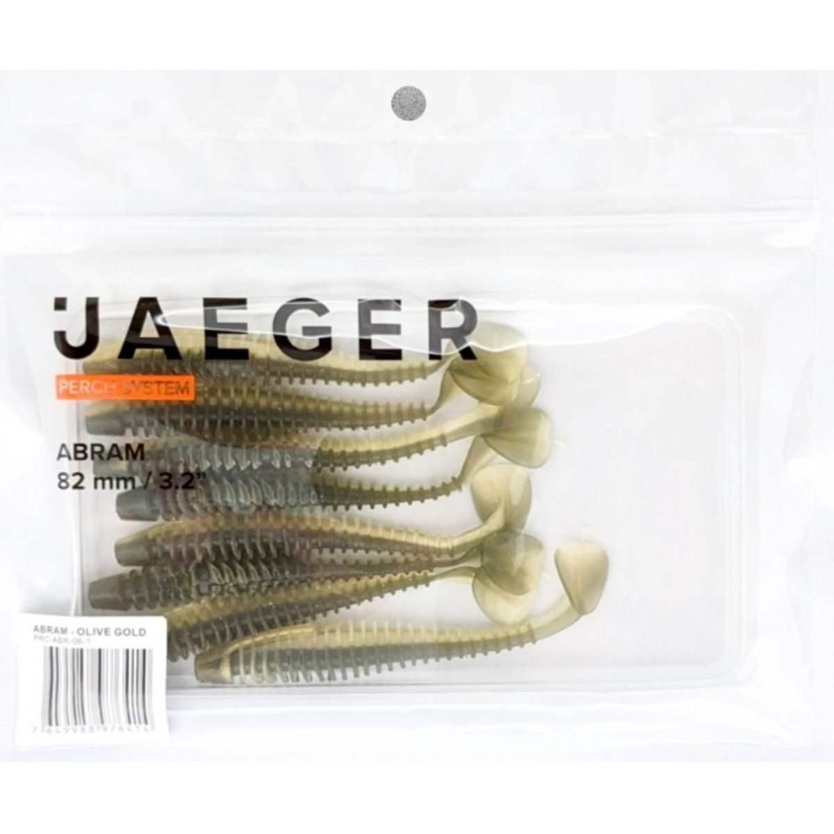 Jaeger Fishing Abram 3,2" Olive Gold - Kunstköder