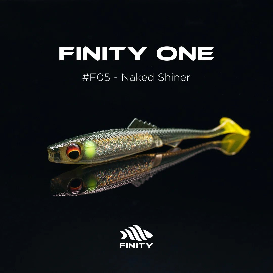 Finity One 4" (10cm) 10 Dark Perch - Kunstköder