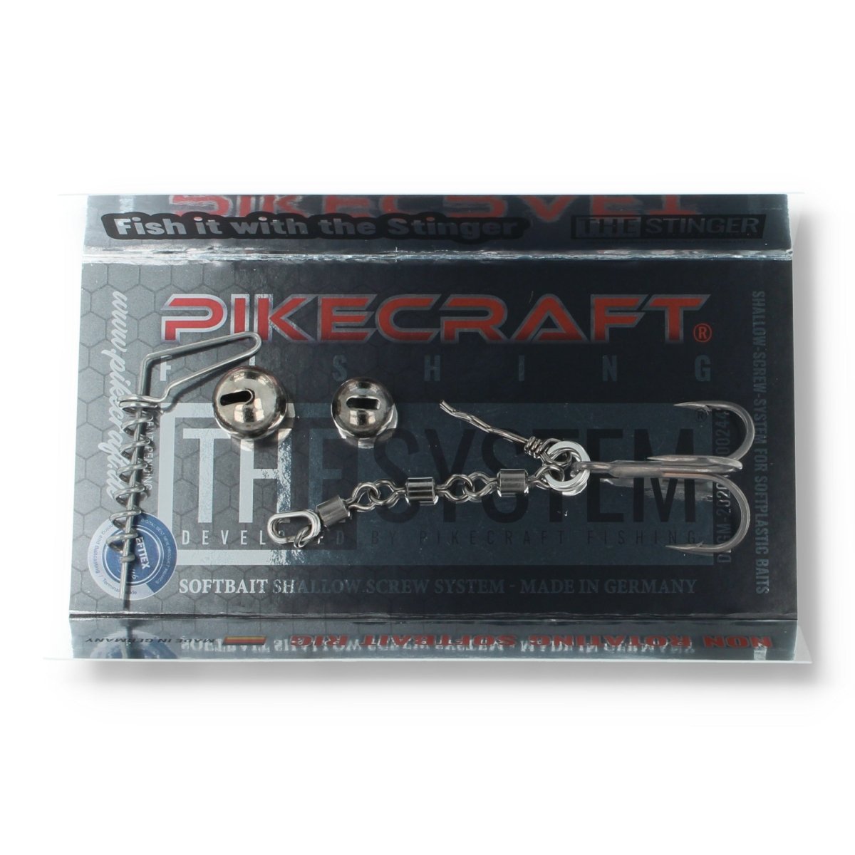 Pikecraft Finity One 7,5" Kits | 1 oder 2 Drillinge | Bleifreie Gewichte Kit 2 - (2 Drillinge | Bleifreie Gewichte 7g / 15g | 1 S - Screw) - Haken & Zubehör