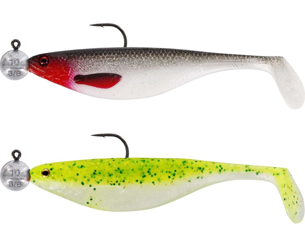 Westin Shadteez R 'N R | 7cm / 9cm / 12cm | Rigged and Ready - 2 Stück 9cm Dark Water Mix 2 - Kunstköder