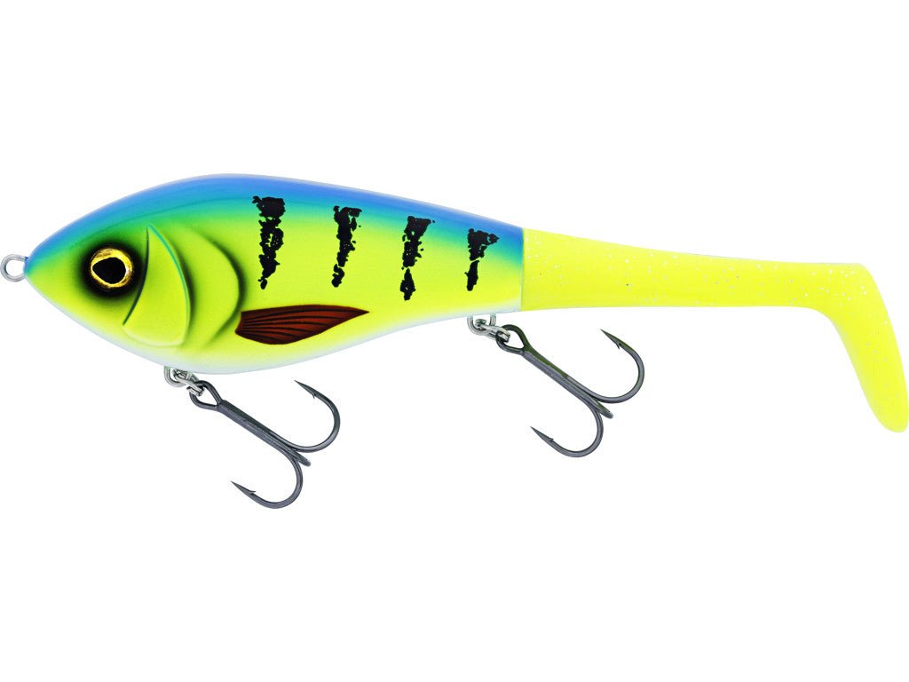 Westin Swim Tail 12cm (4,7) - Suspending & Sinking Suspending Striped Bluegrass - Kunstköder