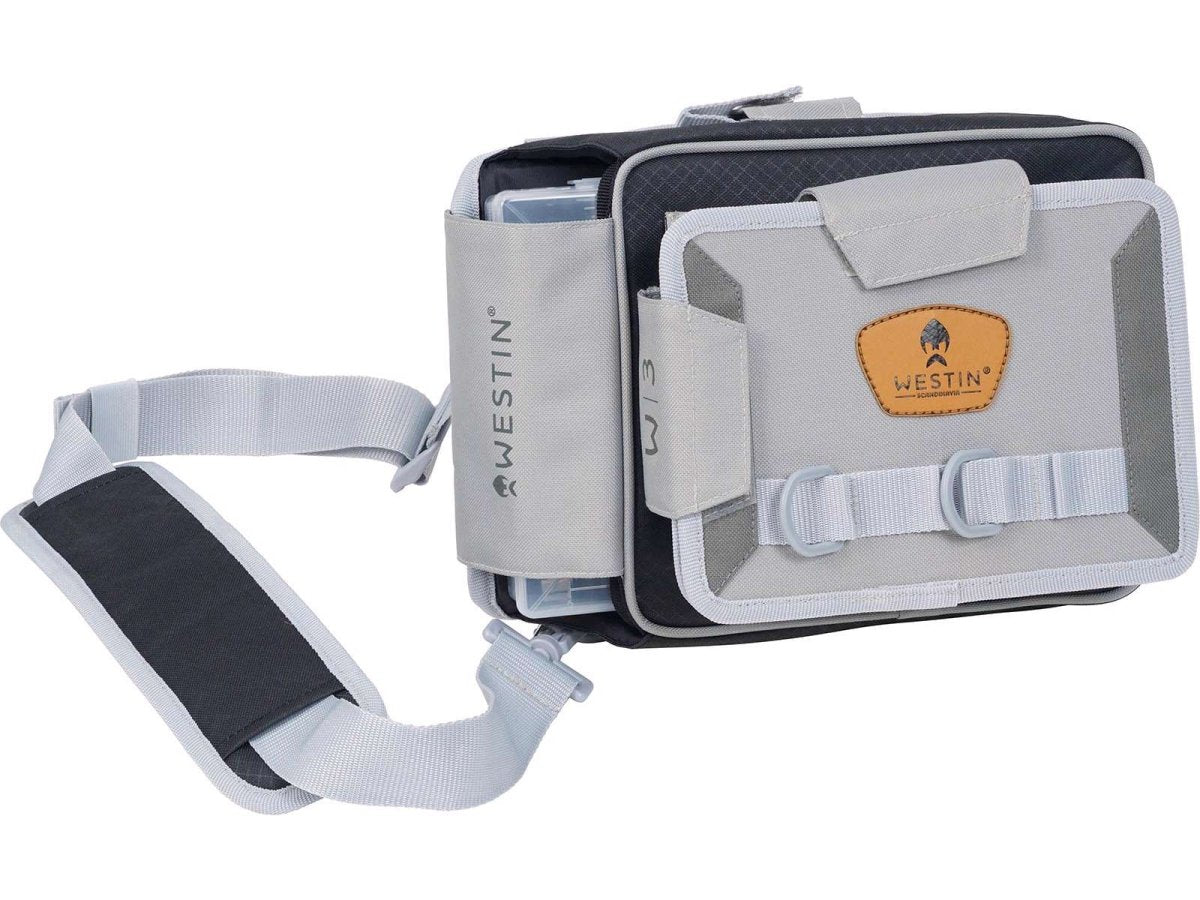 Westin W3 QUICK BAG mit 2 Boxen Grau / Klar - Small - Haken & Zubehör