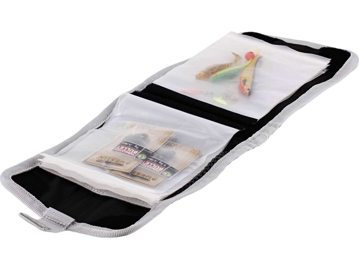 Westin W3 RIG WALLET Grau / Schwarz - Small - Haken & Zubehör