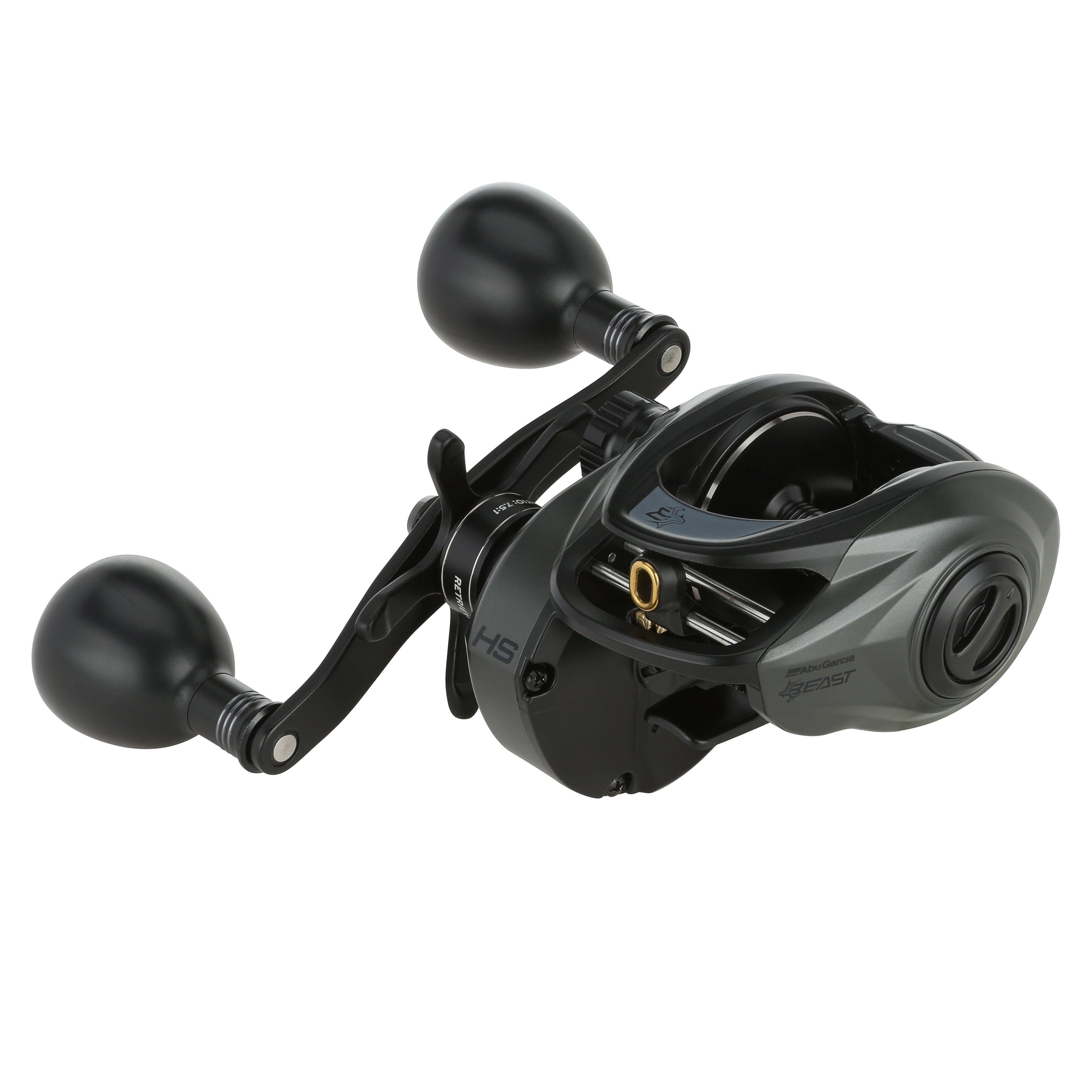 Abu Garcia Beast LP - L Baitcaster – Baitcastrolle für Hecht & Big Bait 300 (315g, 5.8:1, 13.6kg Drag) - Angelrollen Baitcast