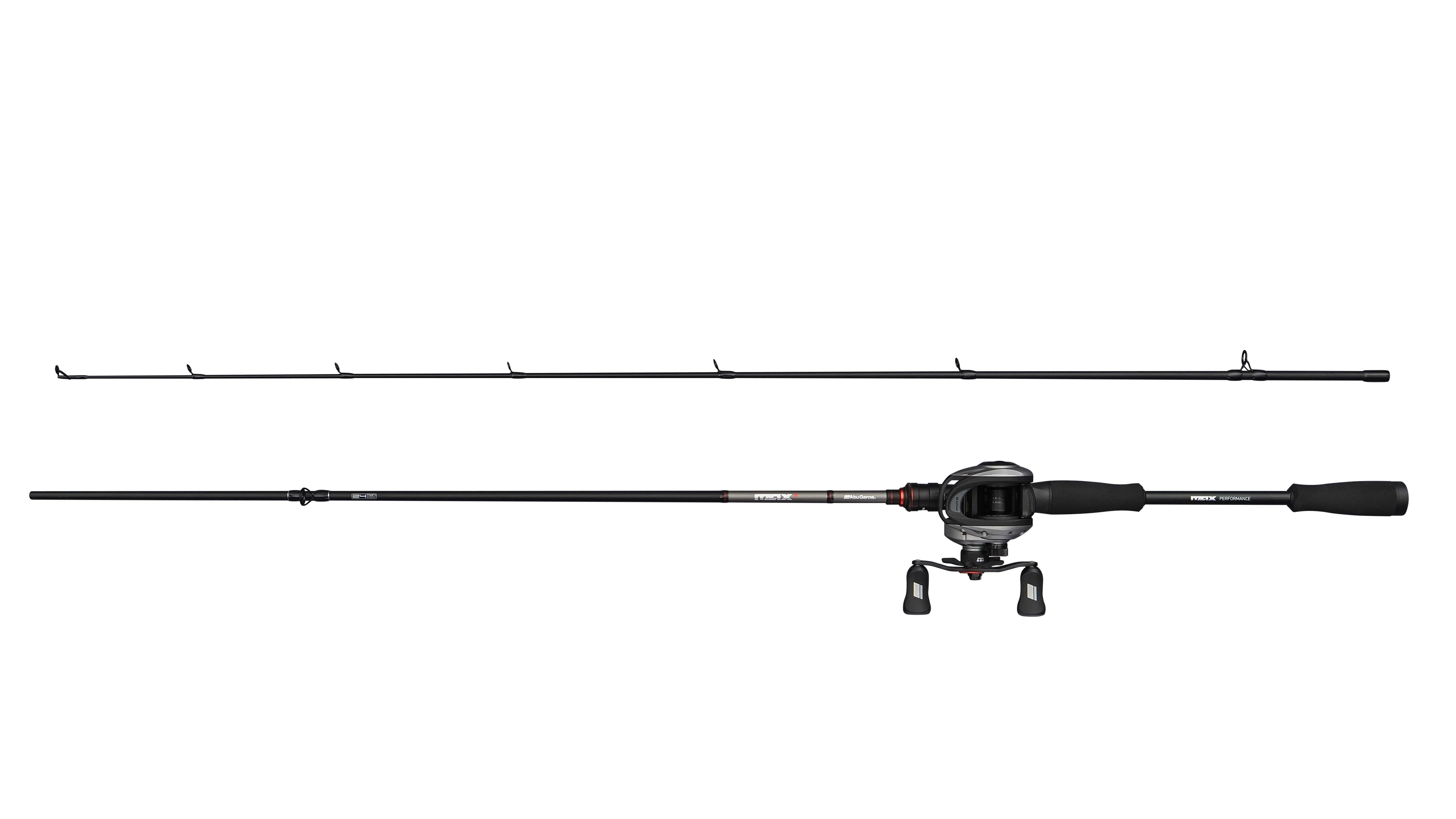 Abu Garcia Max X Casting Combo - Baitcastcombo mit Rolle 662M - 1.98m / 10 - 30g - Baitcast Combo