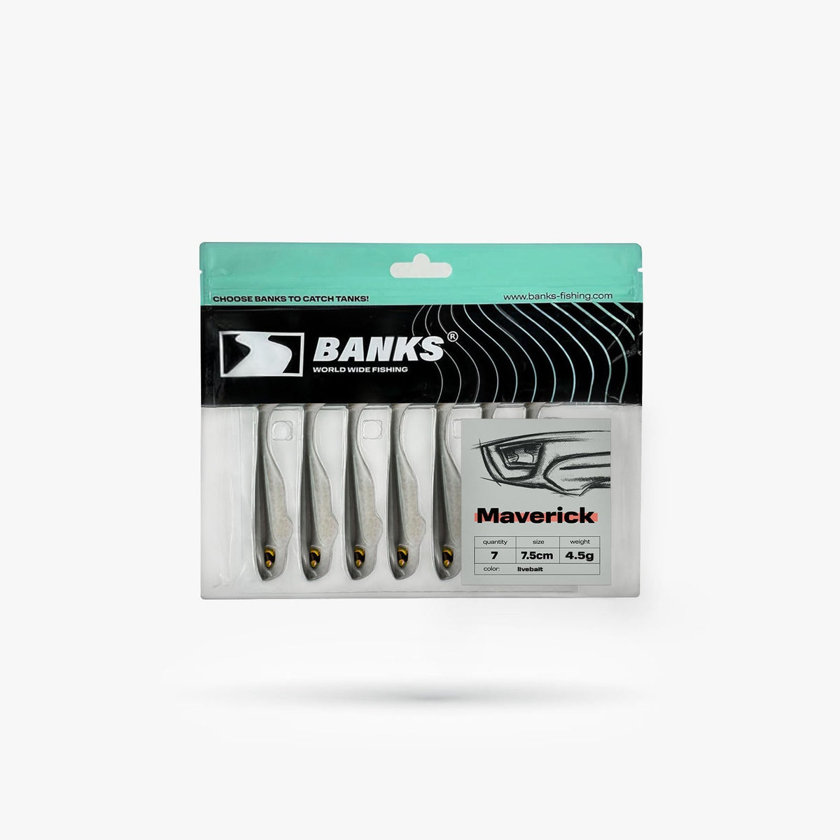 BANKS Maverick 8,5cm Live Bait - Kunstköder