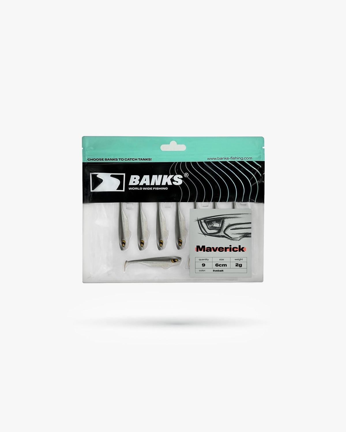 BANKS Maverick 8,5cm Live Bait - Kunstköder