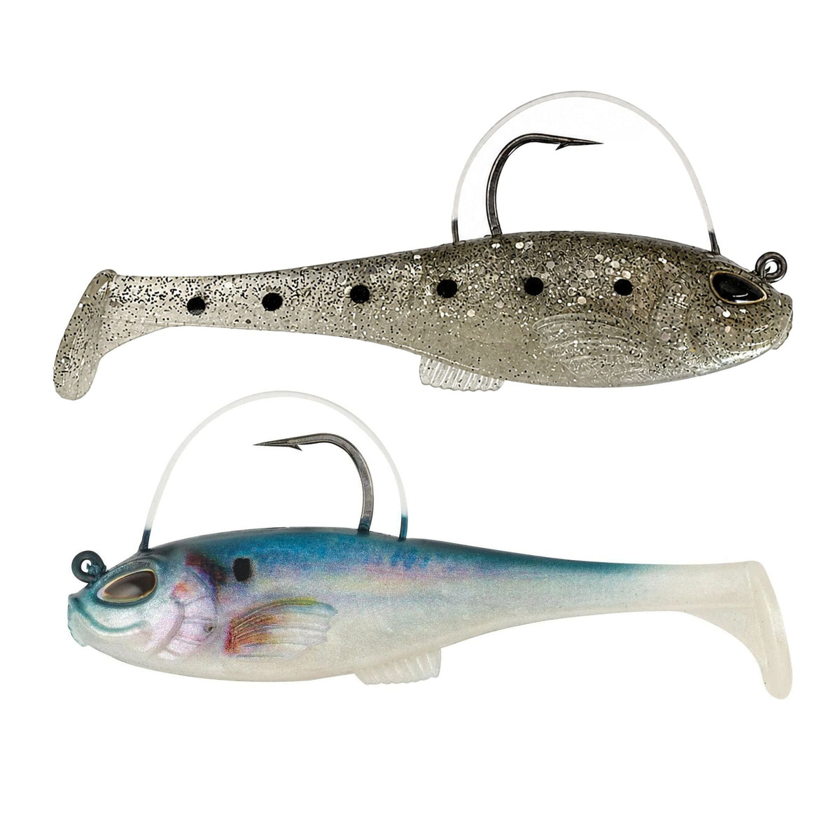Berkley PowerBait Agent E 5,5cm / 8cm Weedless Swimbait 5,5cm / 8g HD Shad / Salt 'n Pepper - Swimbait