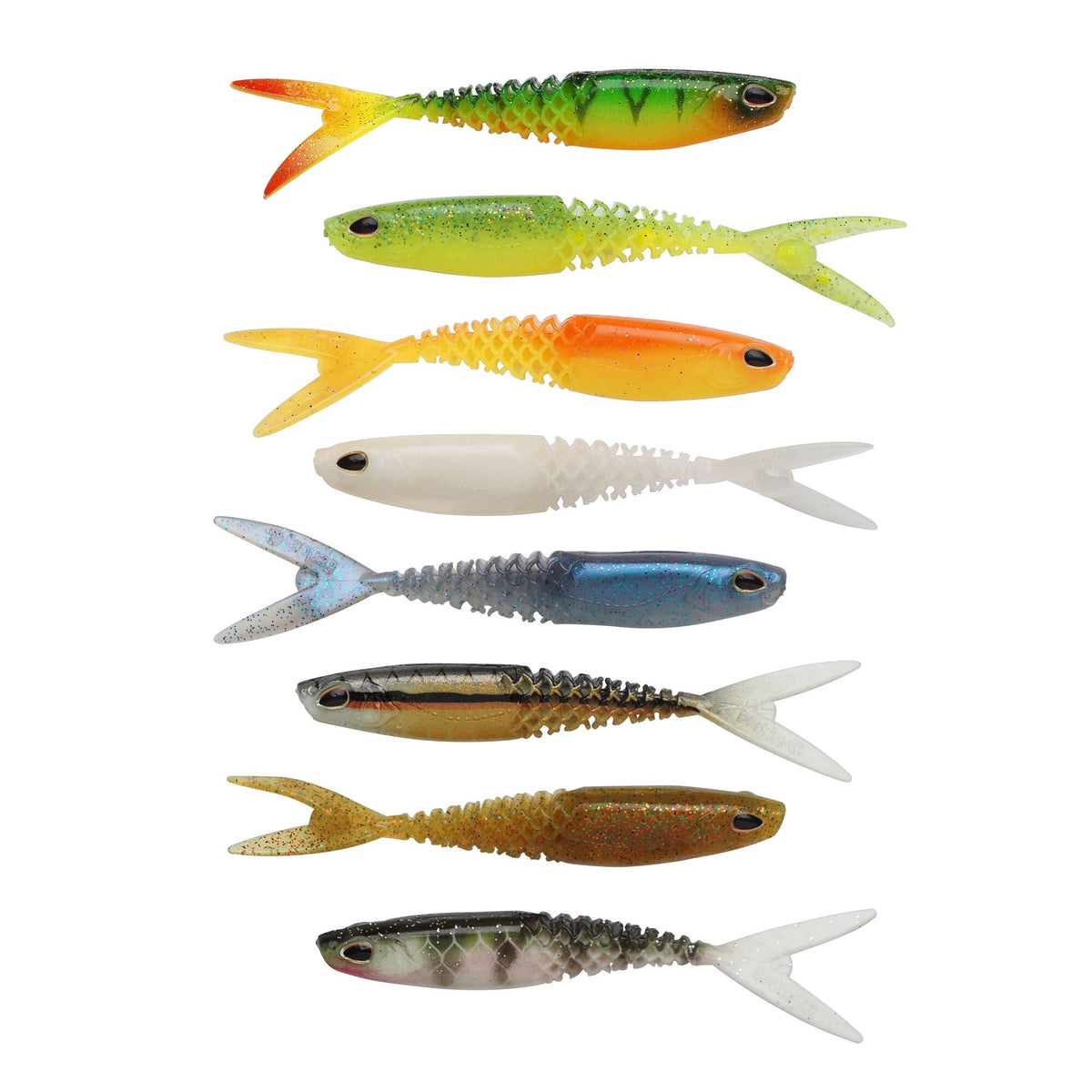 Berkley PowerBait Cullminnow Mix Pack 7,5cm bis 23cm 7,5cm / 2g / 8 Stück Dark Water - Gummifisch