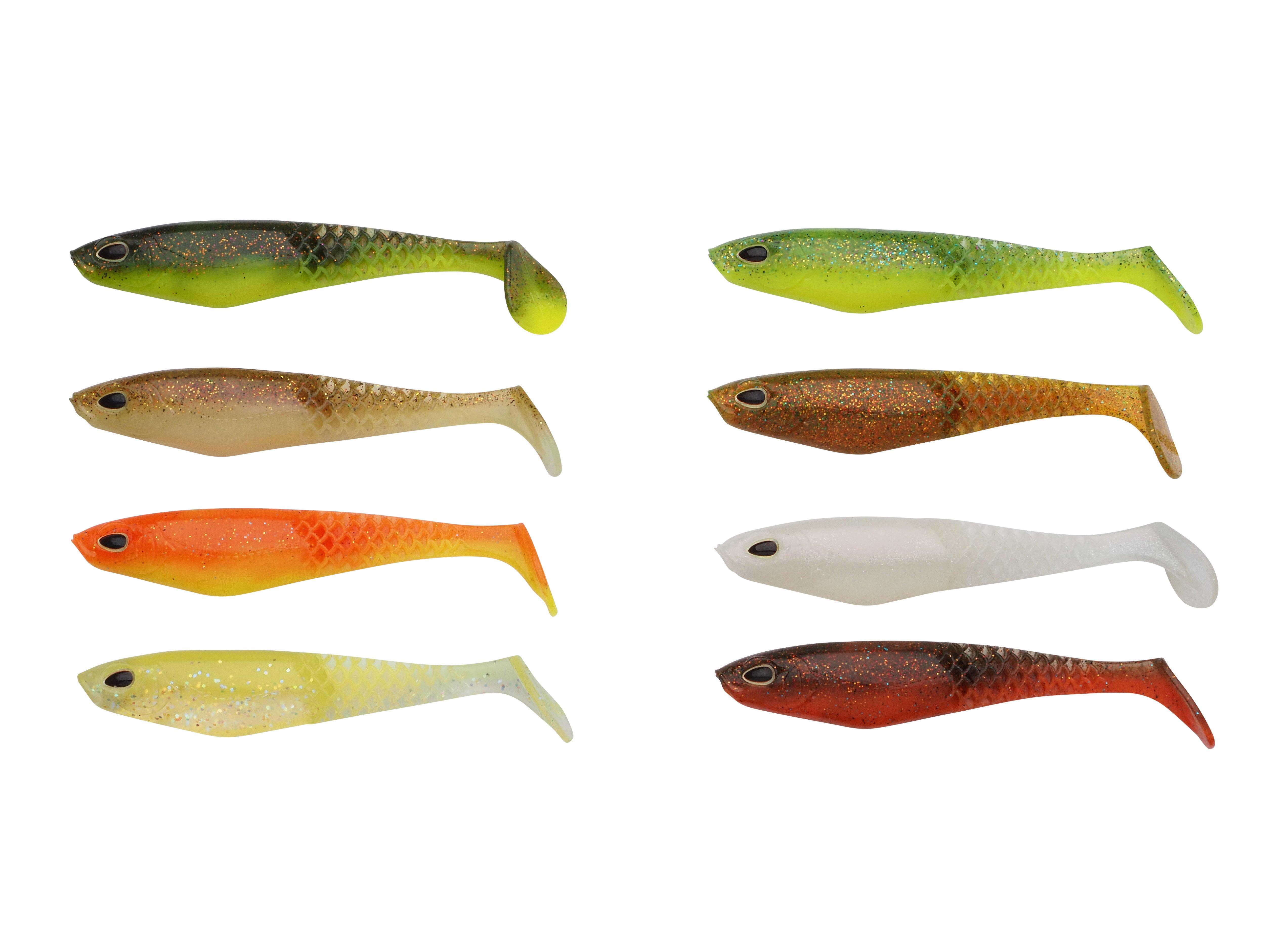 Berkley PowerBait CullShad Mixpack 7.5cm / 3.7g / 8Stk Darkwater - Gummiköder