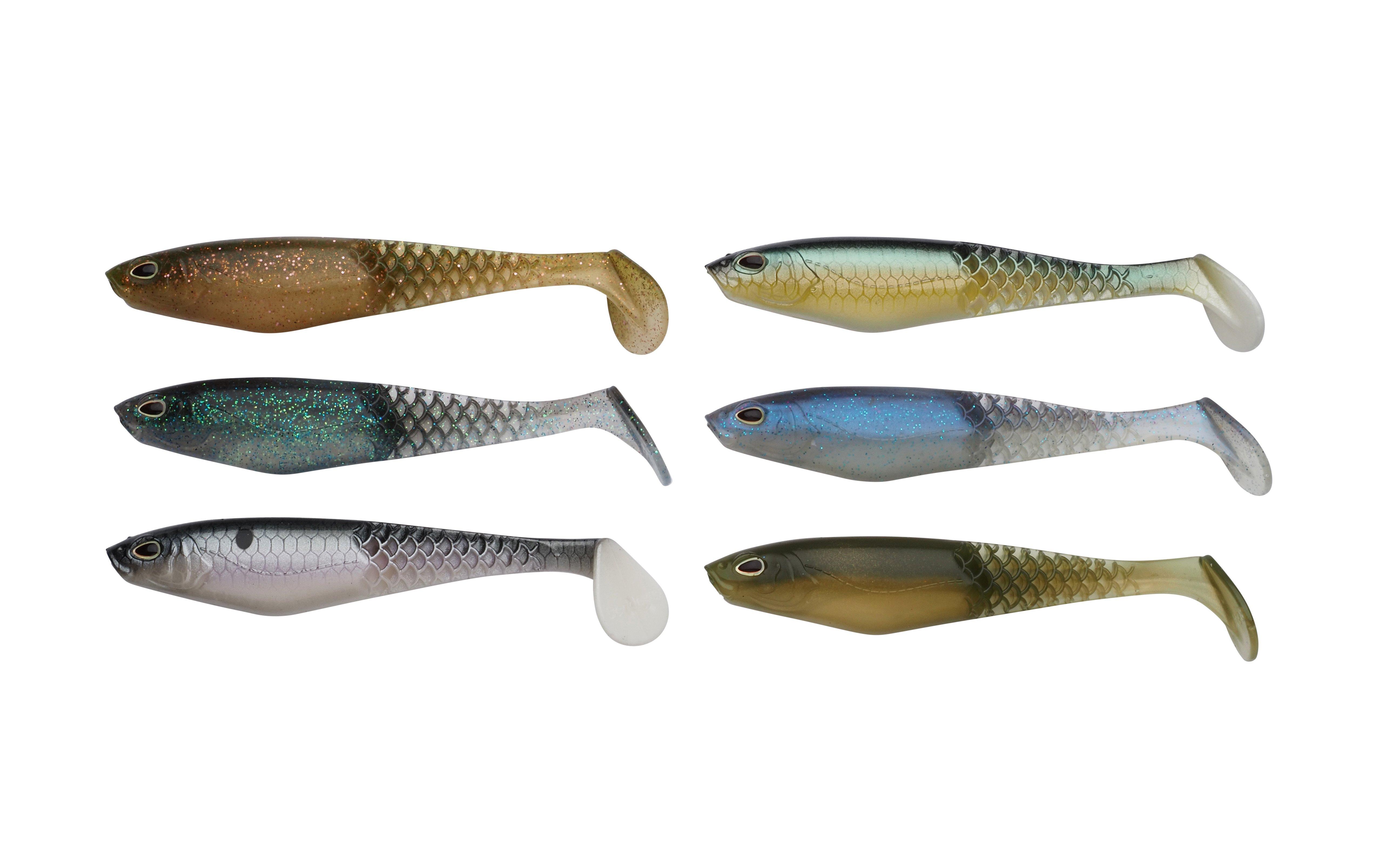 Berkley PowerBait CullShad Mixpack 10cm / 8g / 6Stk Clearwater - Gummiköder