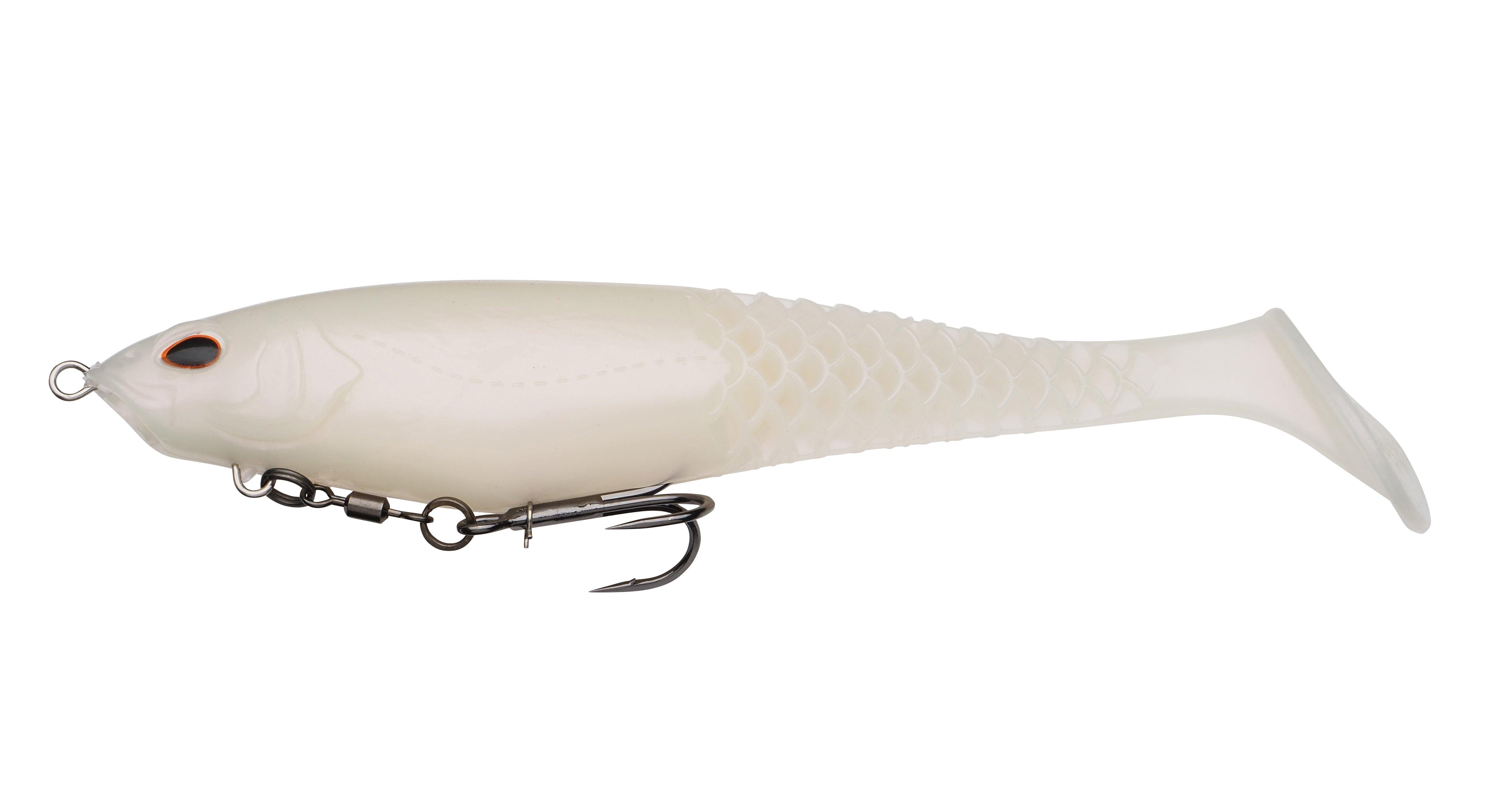 Berkley PowerBait CullShad Shallow – Swimbait für Hecht & Zander 15cm / 34g Albino - Swimbait