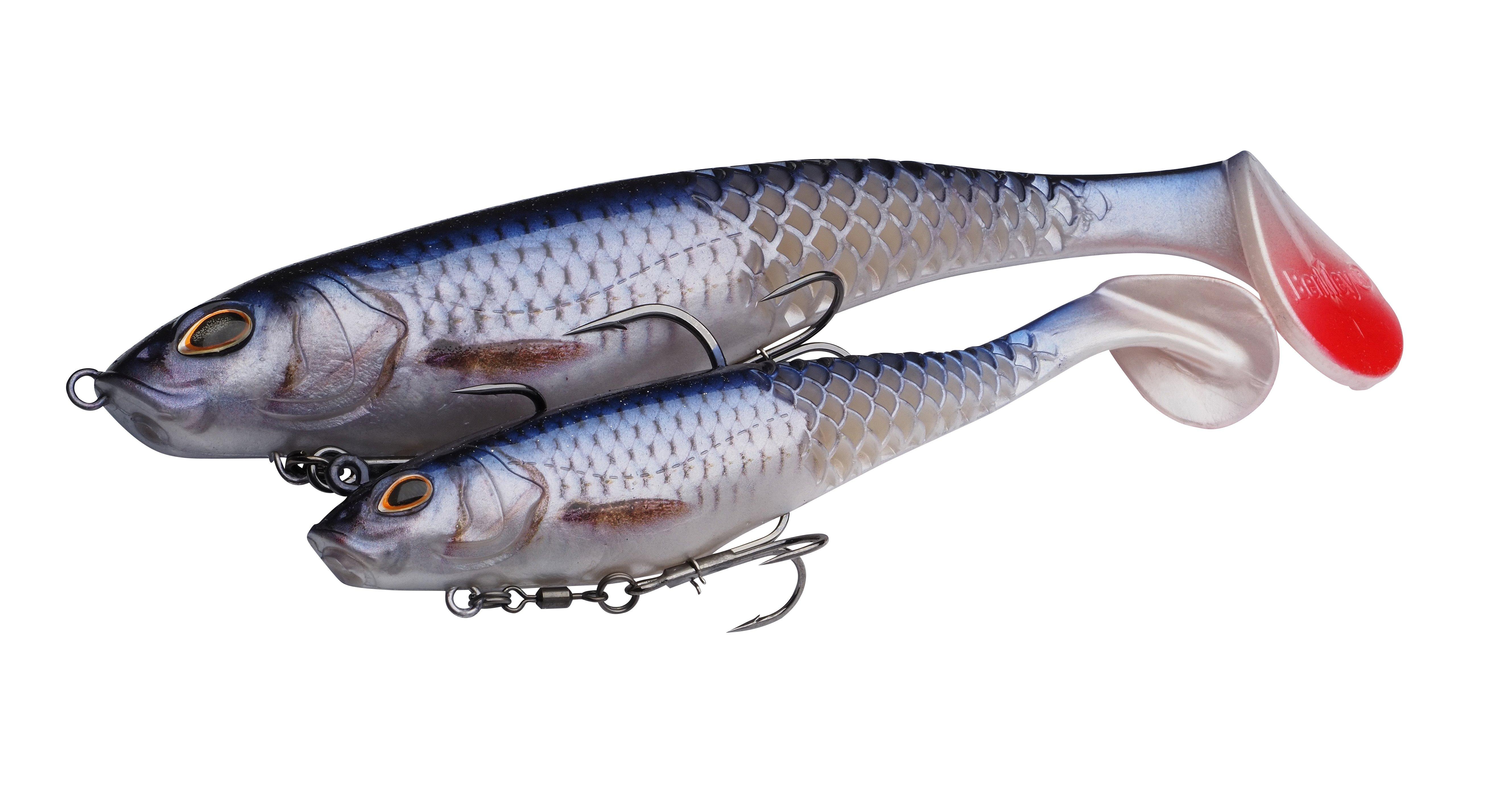 Berkley PowerBait CullShad Shallow – Swimbait für Hecht & Zander 12.5cm / 28g Albino - Swimbait