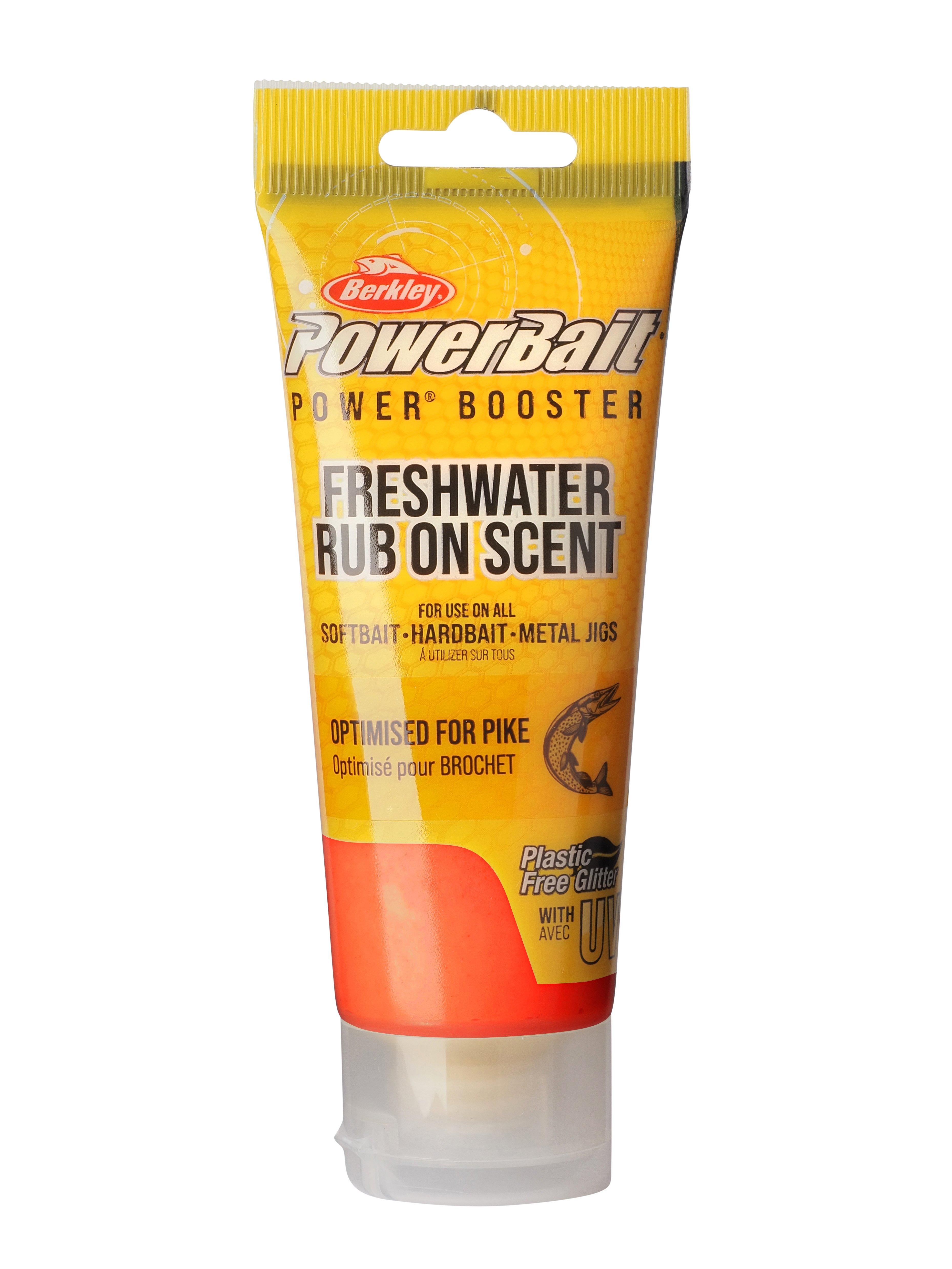 Berkley PowerBait Gel 80ml Fish Oil Pike (Orange Gold Flake) -