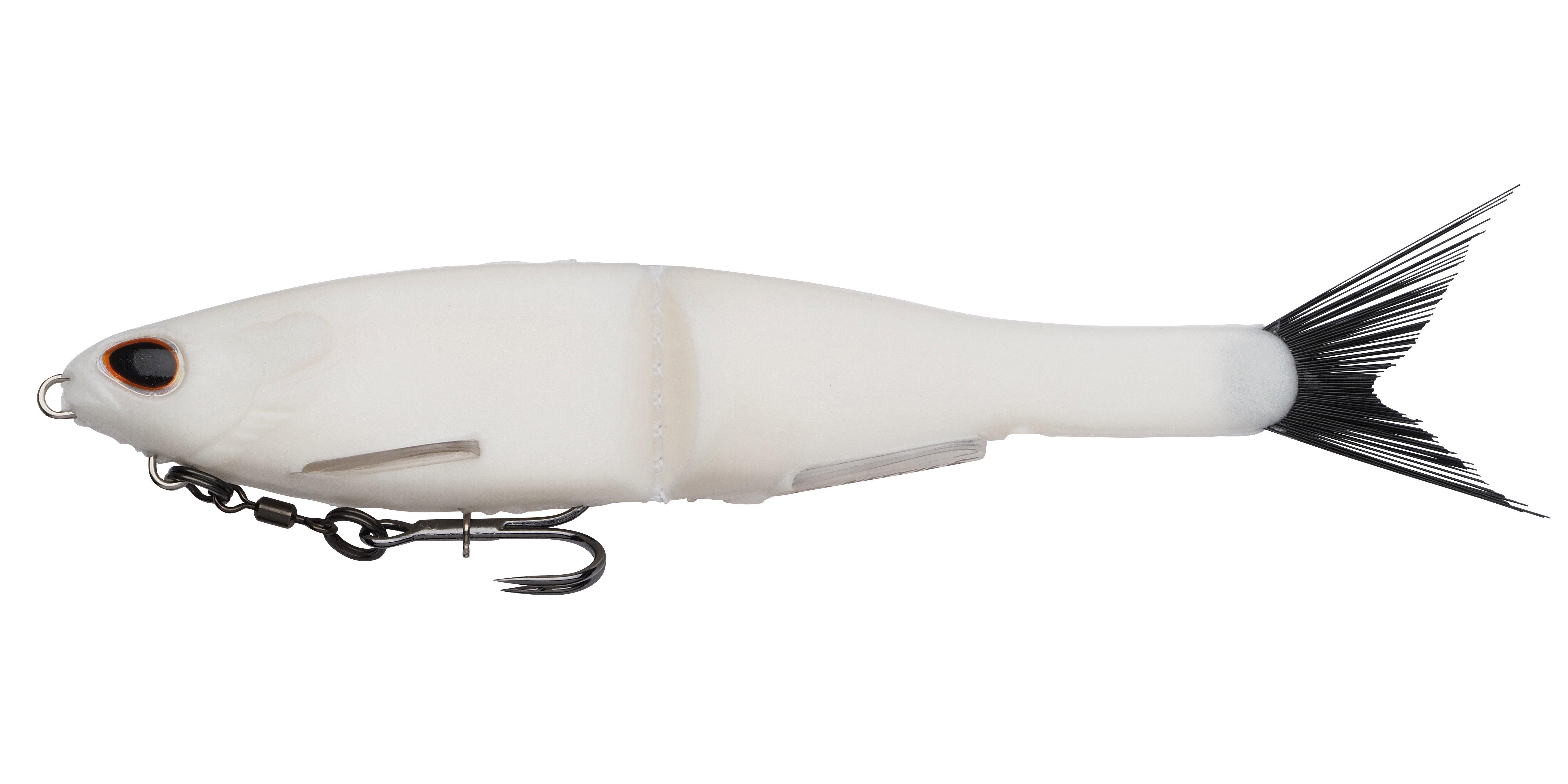Berkley PowerBait Nessie – Soft Glidebait für Hecht & Zander 12cm / 11g Albino - Glidebait