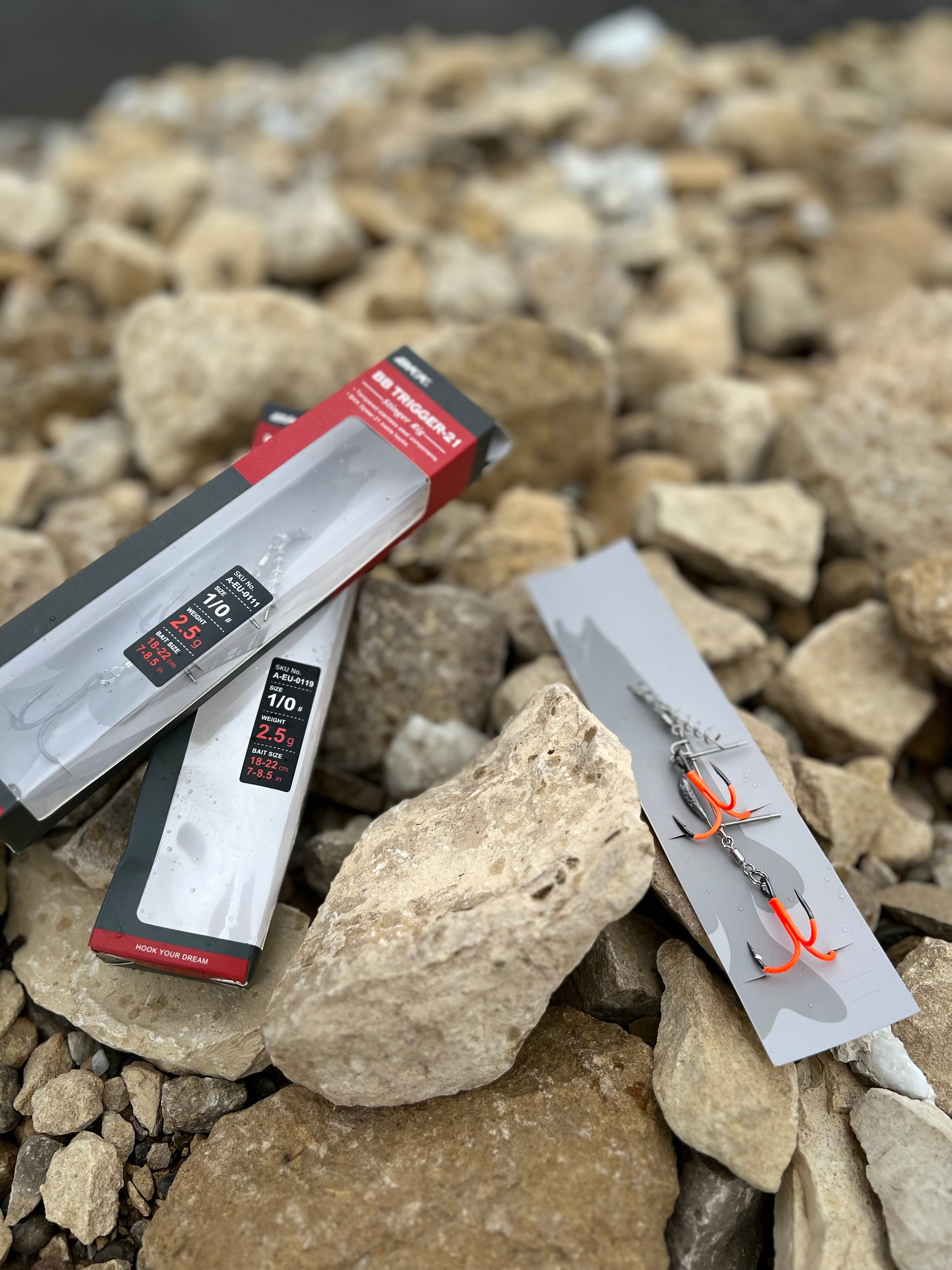 BKK BB Trigger - 21 UVO (Stinger Rig) 1/0 - Stinger Rig