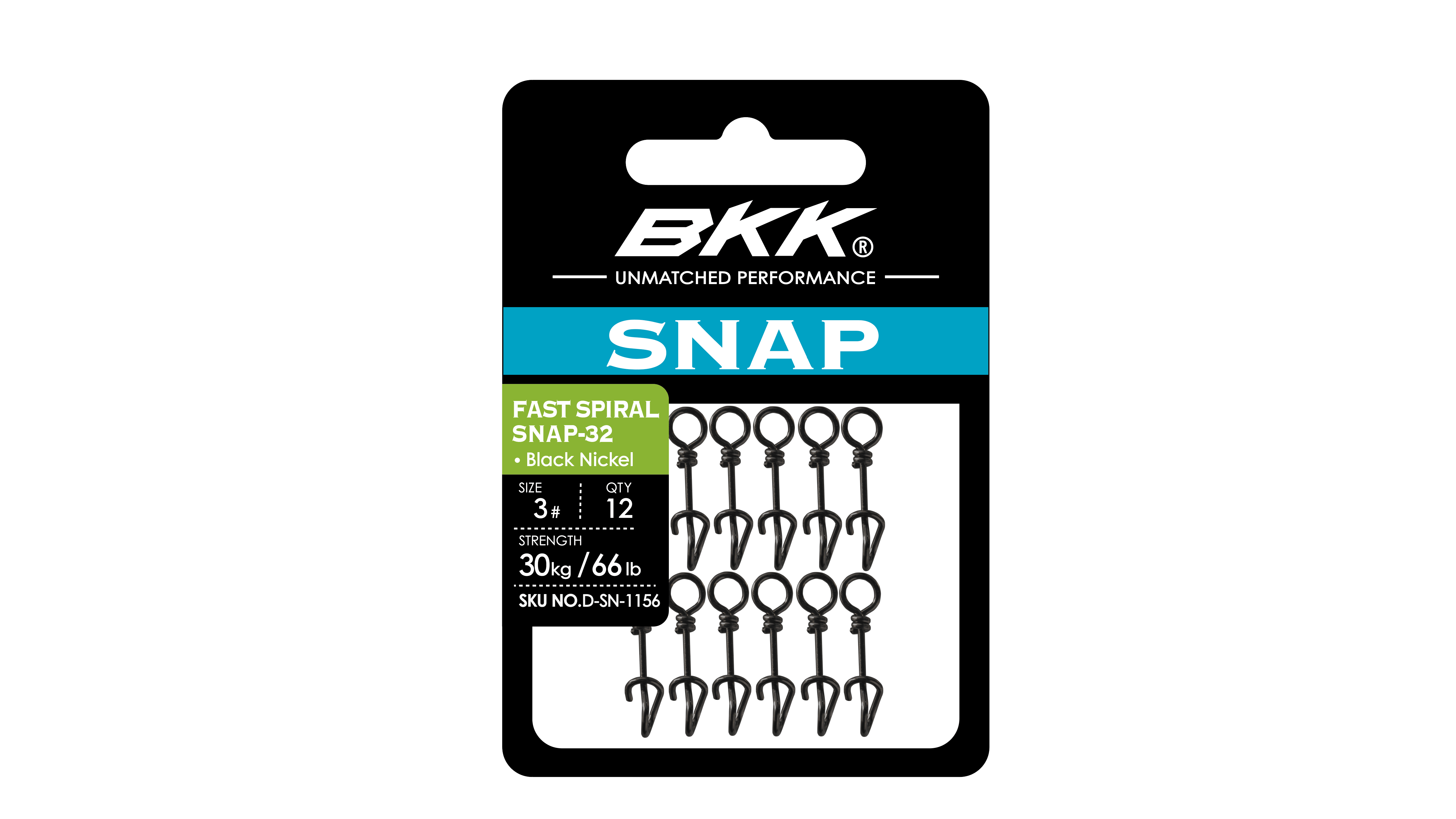 BKK Fast Spiral Snap - 32 (Black Nickel) 1 - Angelzubehör–Snaps