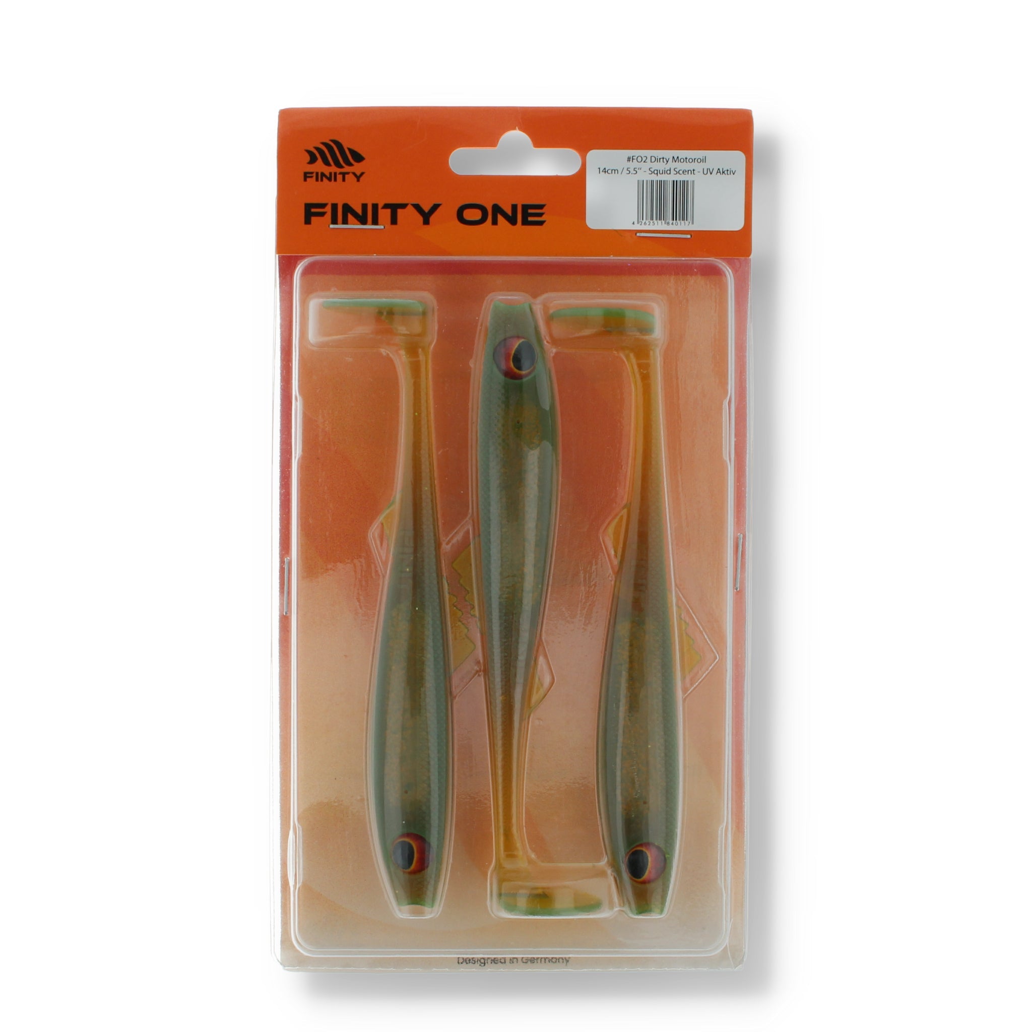 Finity One 5,5" (14cm) FO2 Dirty Motoroil - Kunstköder