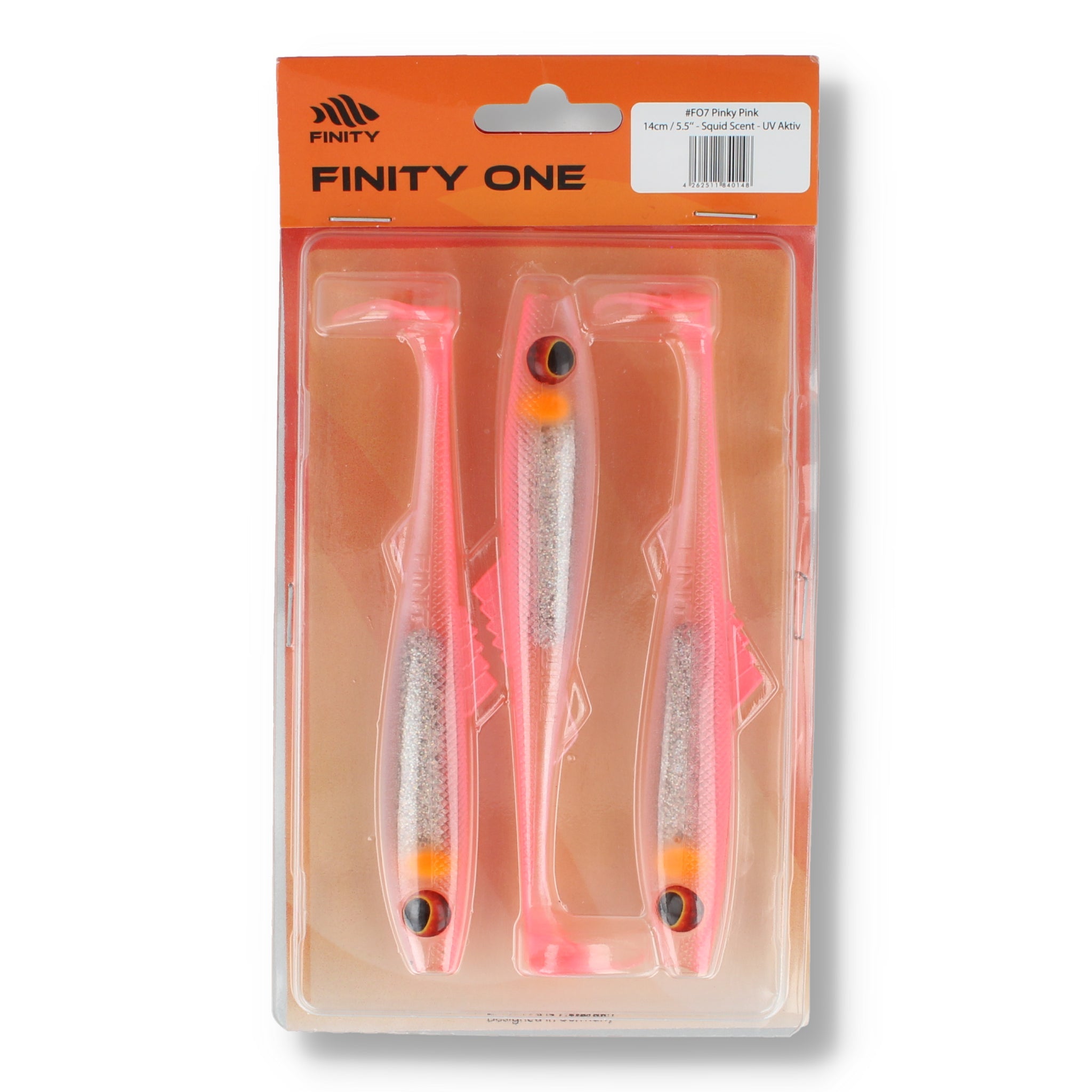 Finity One 5,5" (14cm) FO7 Pinky Pink - Kunstköder