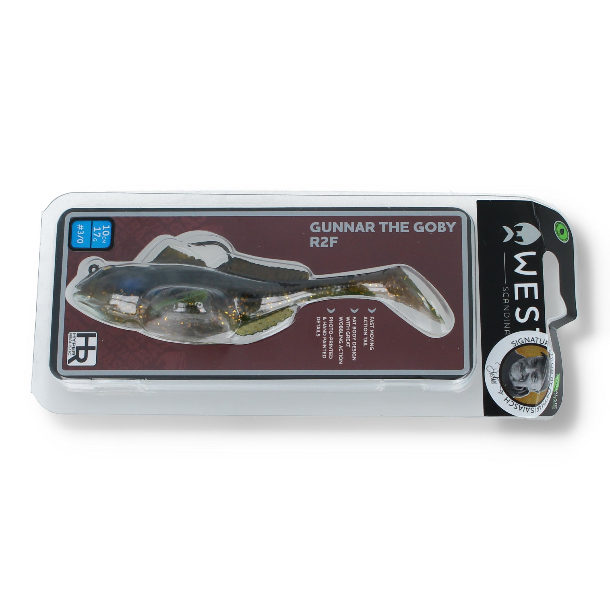 Gunnar The Goby R2F Ready to Fish 10 cm Mean green -
