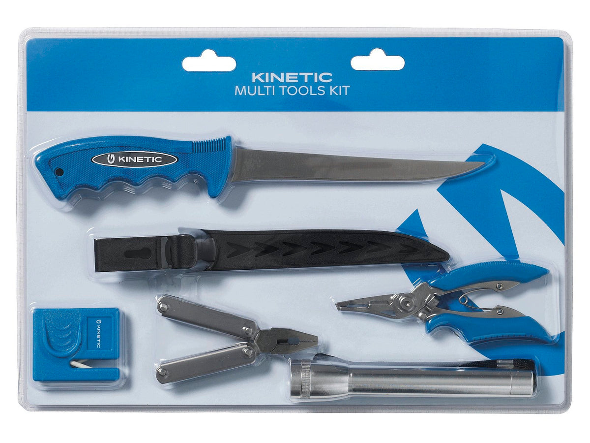 Kinetic Multi-Tools Kit 5-teilig Black/Blue - Haken & Zubehör