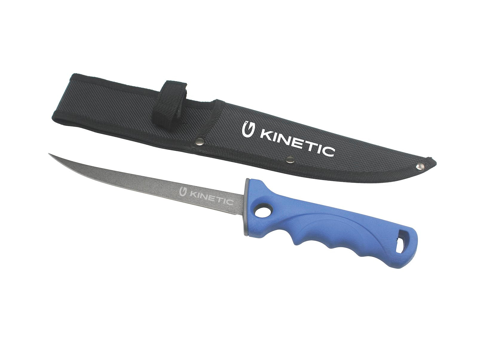 Kinetic Fillet Knife Soft Grip 7 Zoll Blue Black Filetiermesser